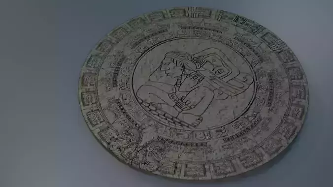 3D Mayan calendar 