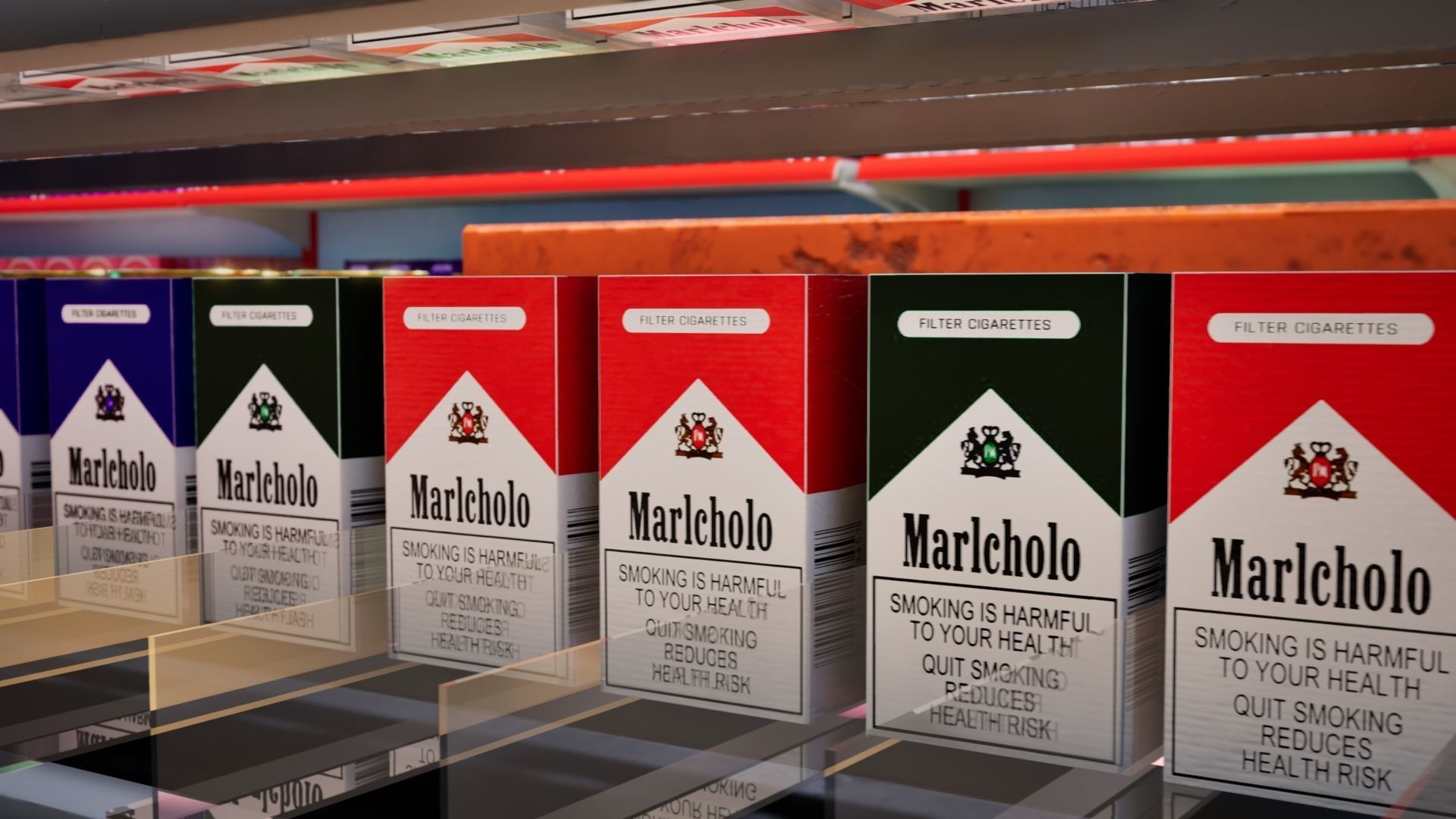 The Hyper Realistic Convenience Store 3D model_4