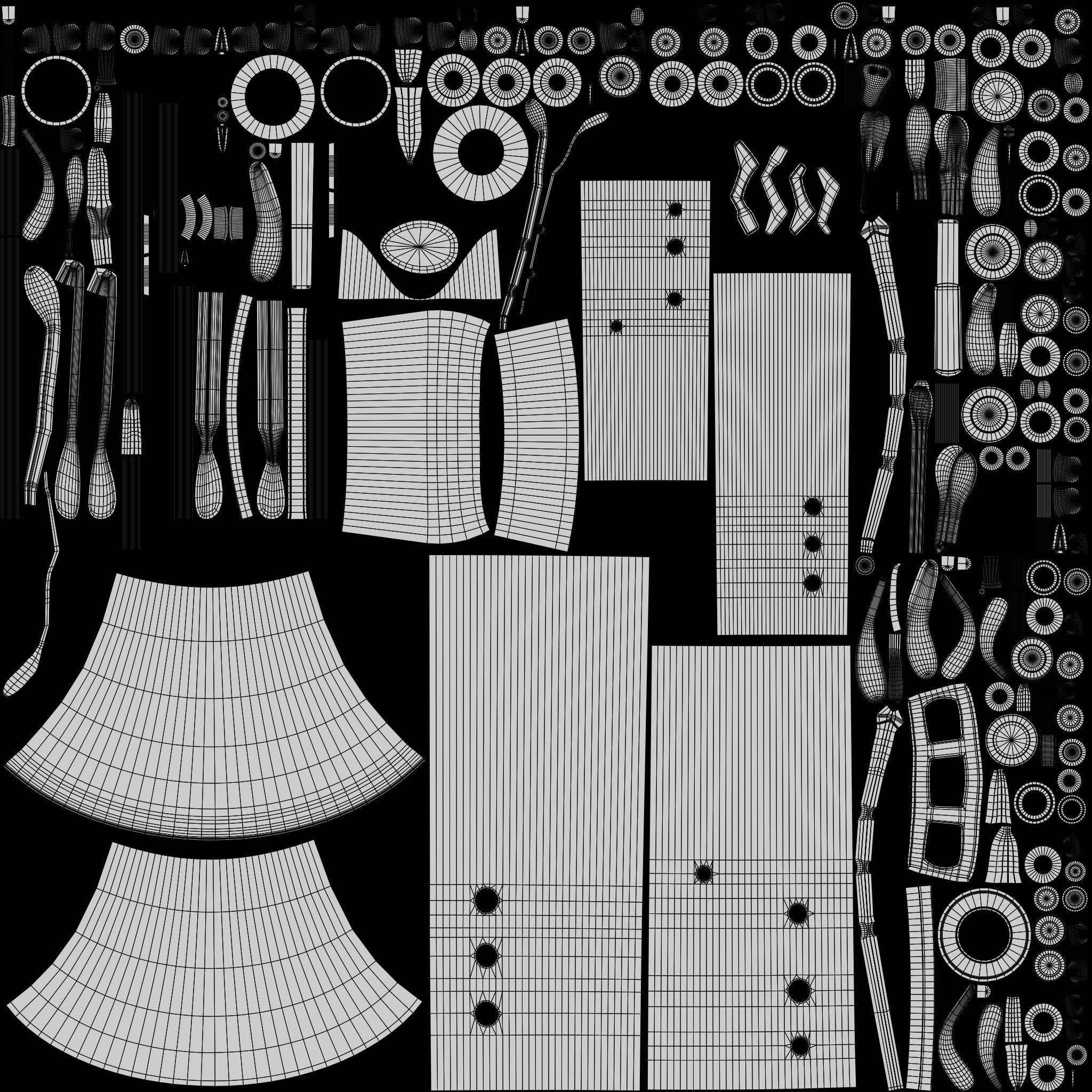 Brass Clarinet 3D model_12