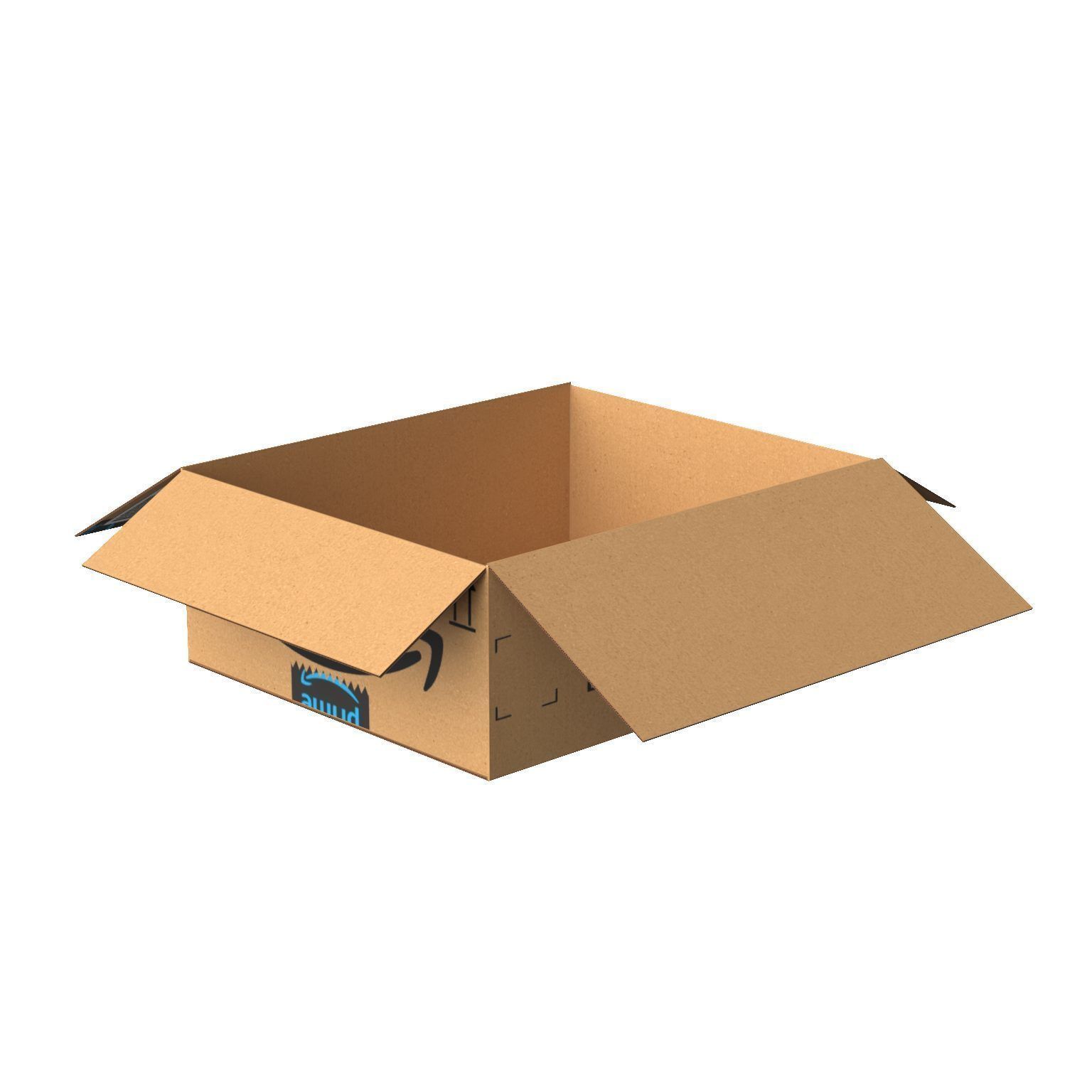 Amazon Box 1H PBR 12 Low-poly 3D model_18