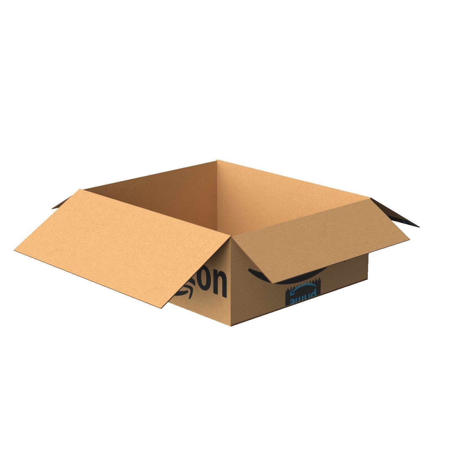 Amazon Box 1H PBR 12 Low-poly 3D model_11