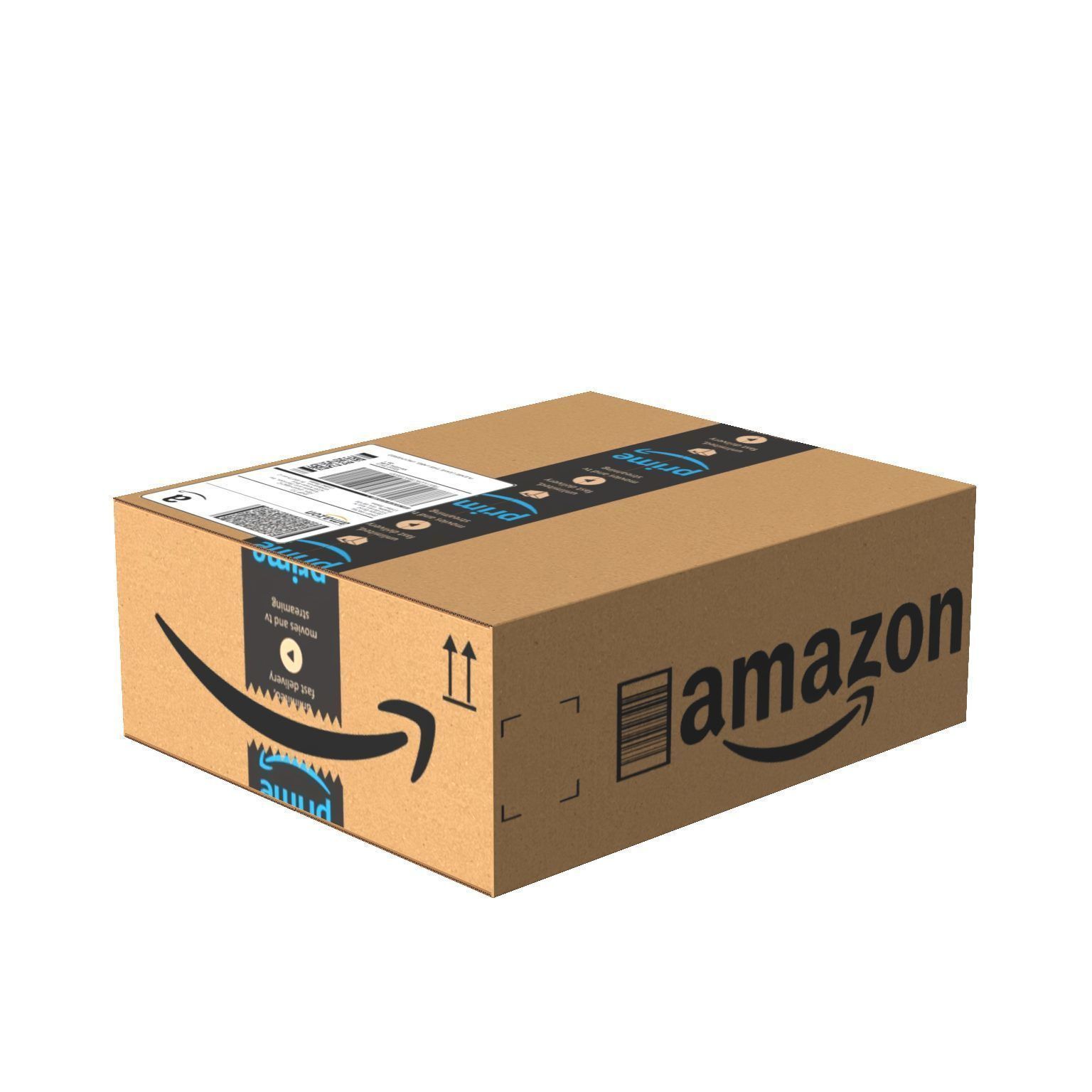 Amazon Box 1H PBR 12 Low-poly 3D model_1