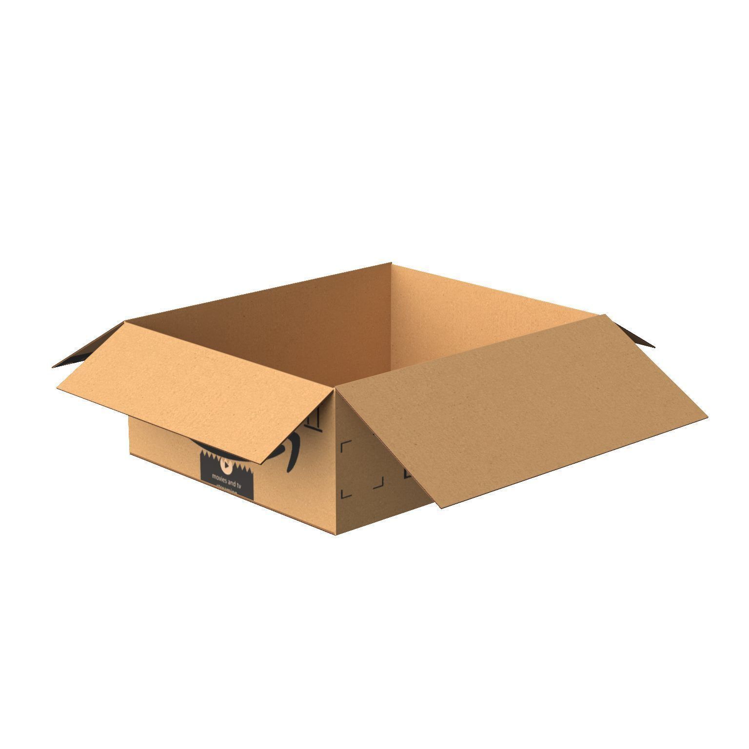 Amazon Box 1H PBR 12 Low-poly 3D model_13