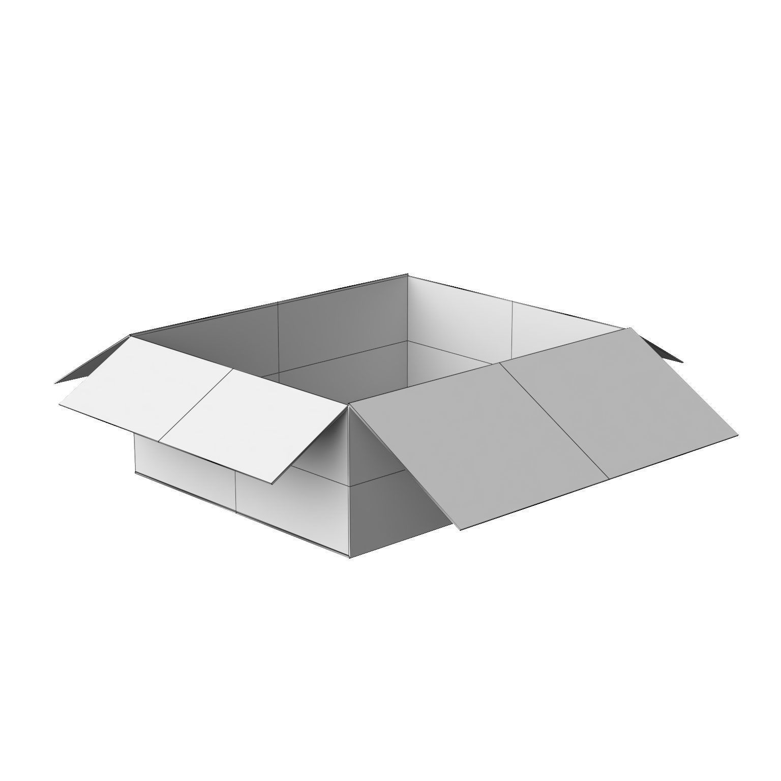 Amazon Box 1H PBR 12 Low-poly 3D model_20