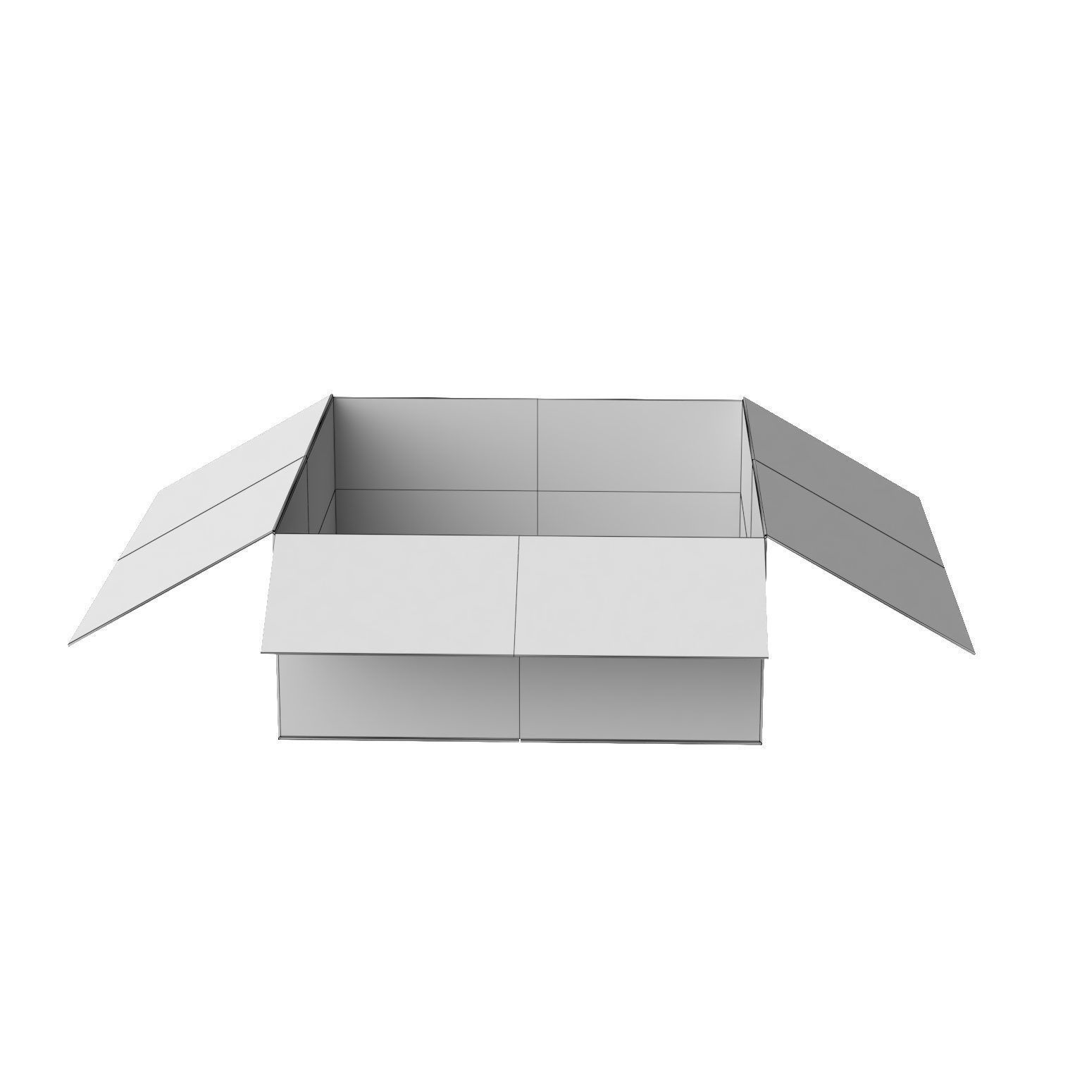 Amazon Box 1H PBR 12 Low-poly 3D model_26