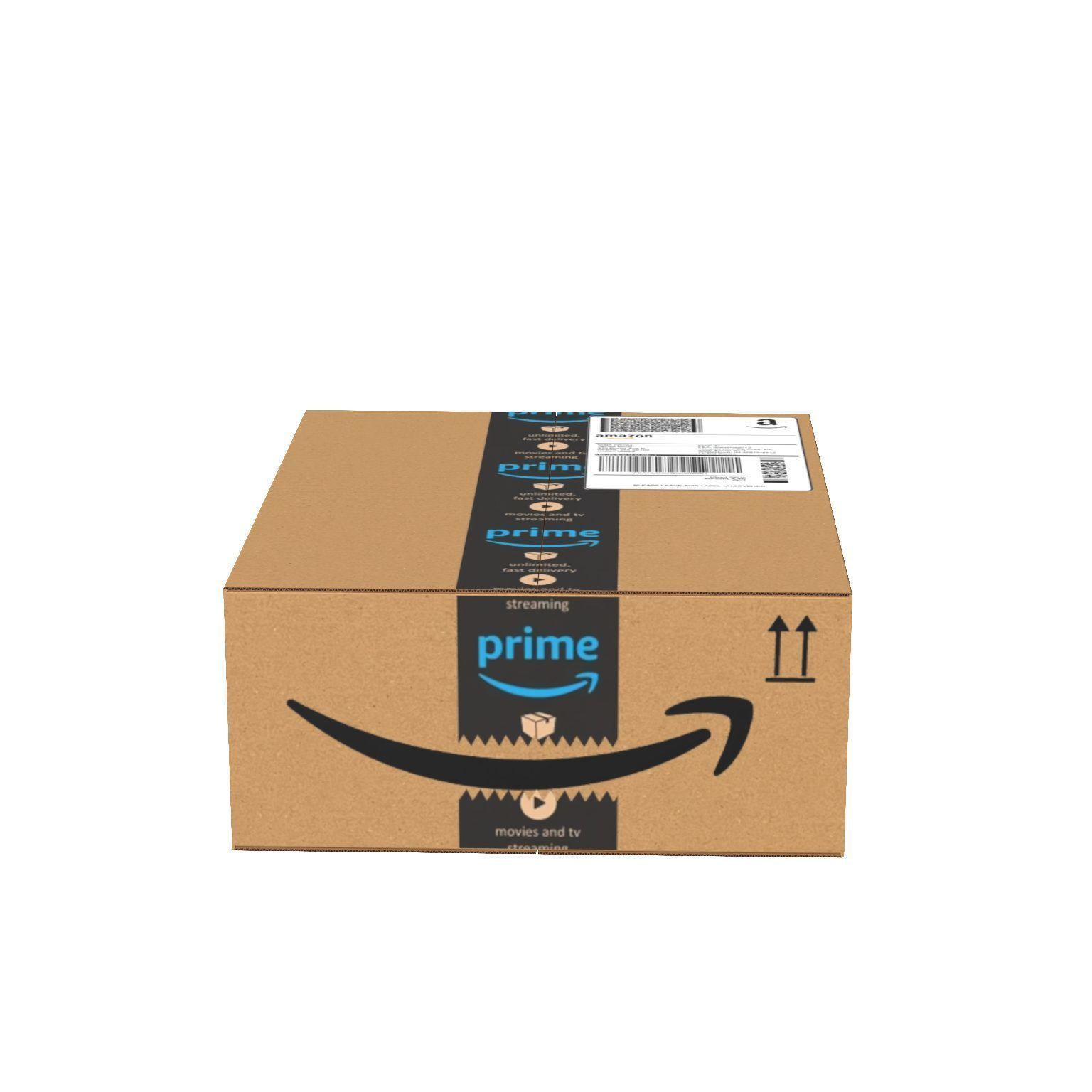 Amazon Box 1H PBR 12 Low-poly 3D model_5
