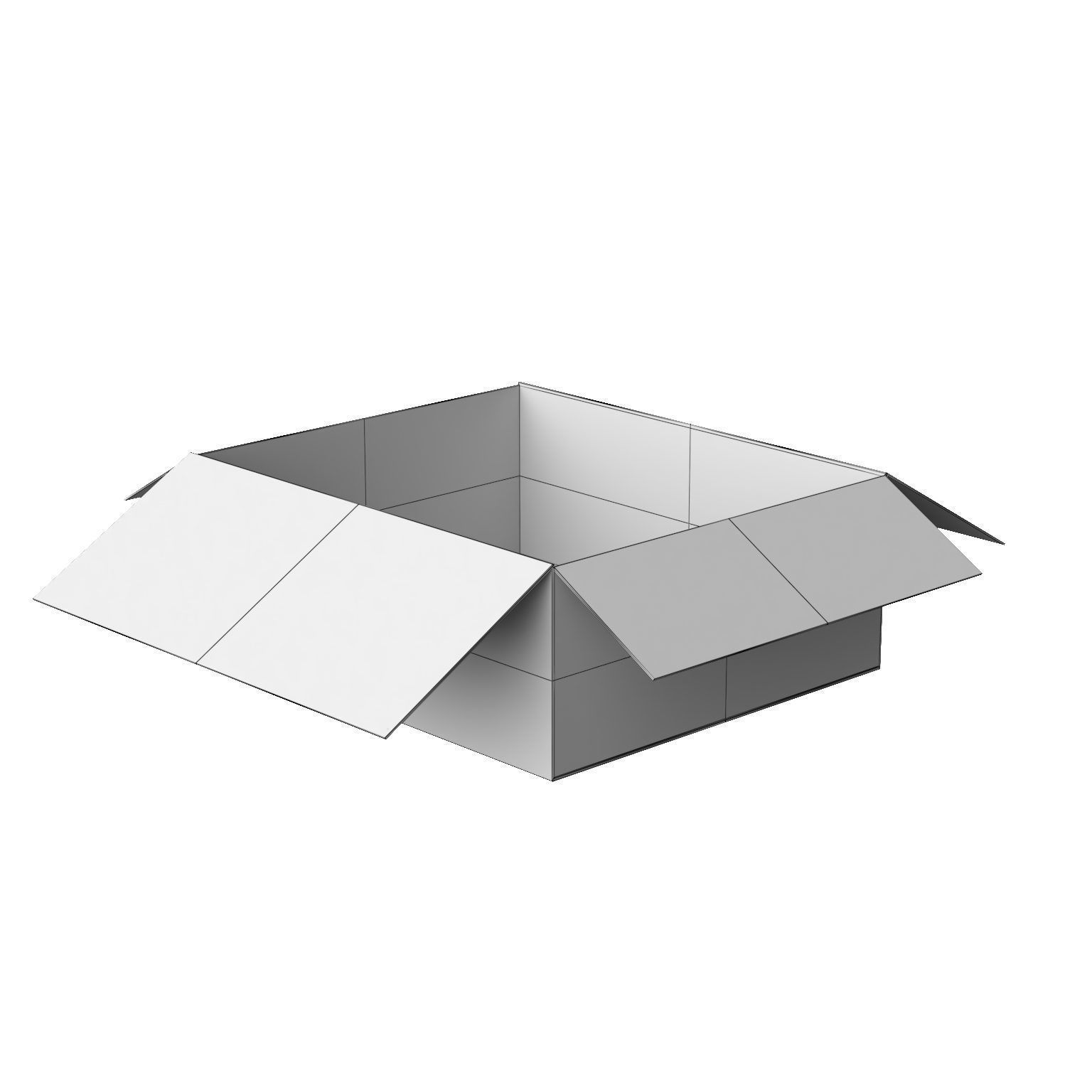 Amazon Box 1H PBR 12 Low-poly 3D model_27