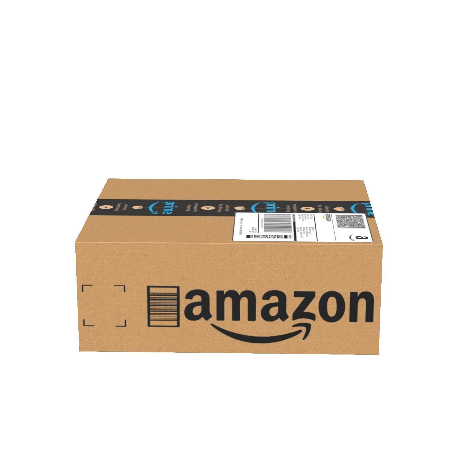 Amazon Box 1H PBR 12 Low-poly 3D model_3