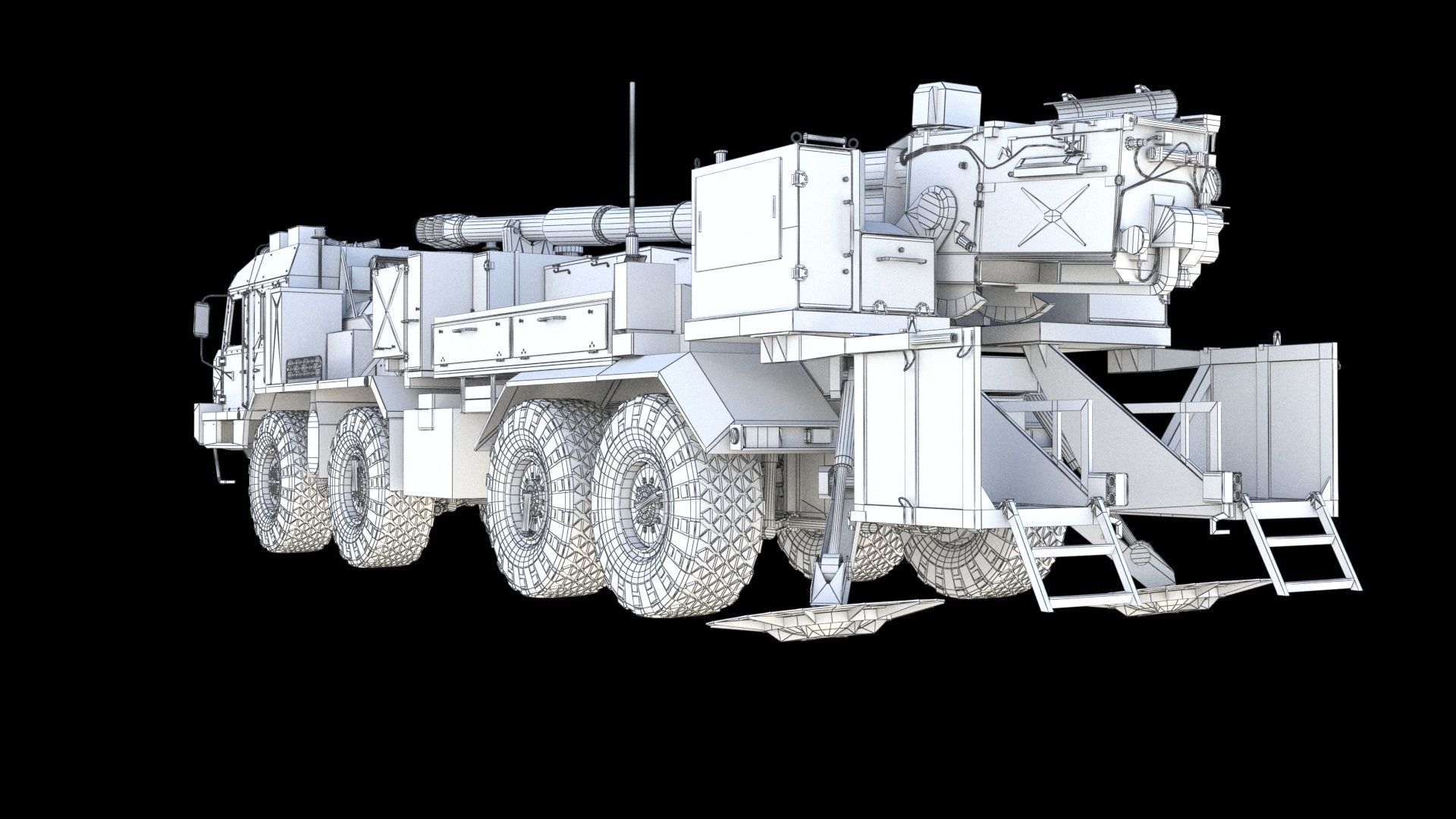 Malva 2s43 Self-propelled howitzer 3D model_27