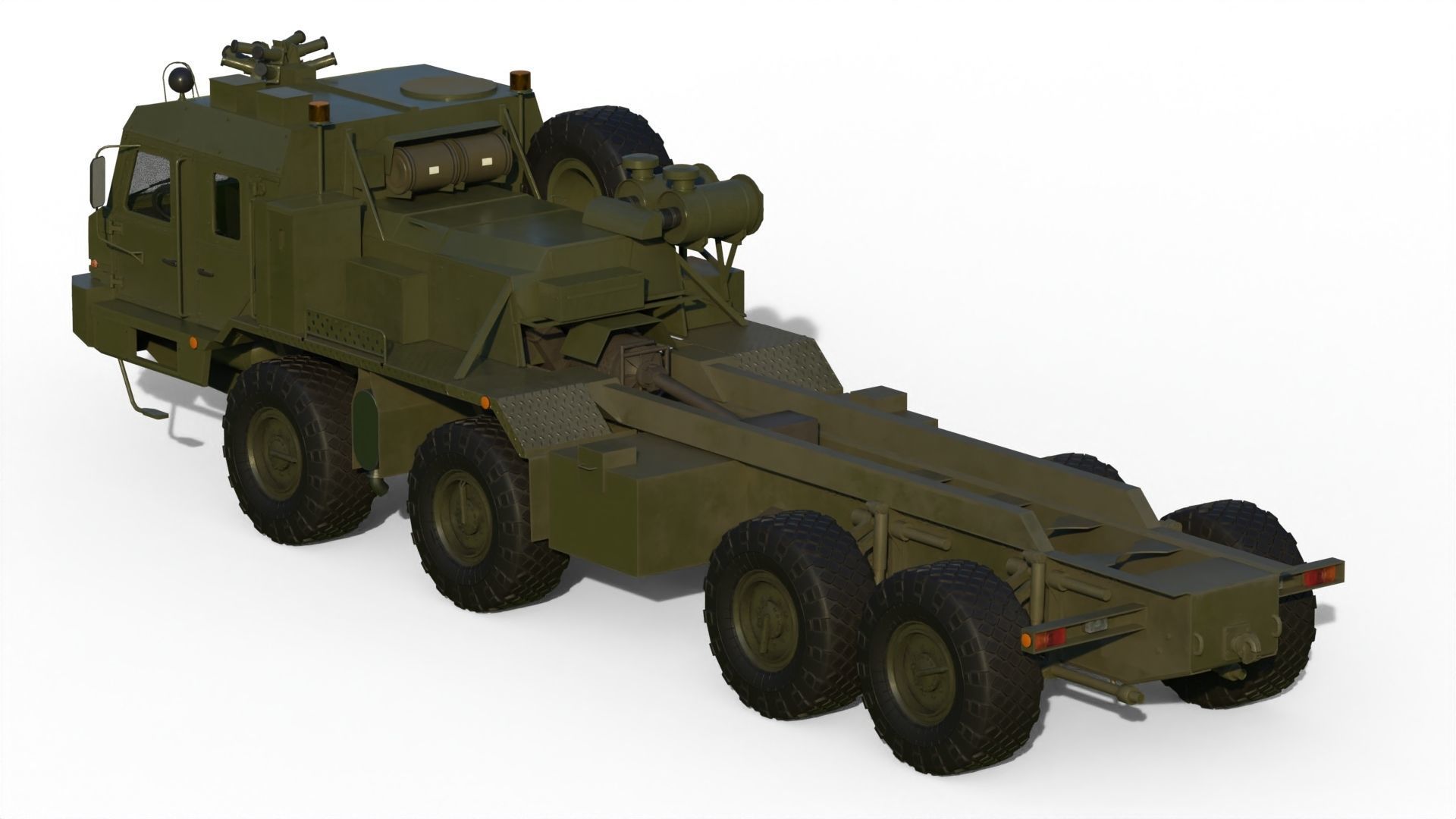 Malva 2s43 Self-propelled howitzer 3D model_13