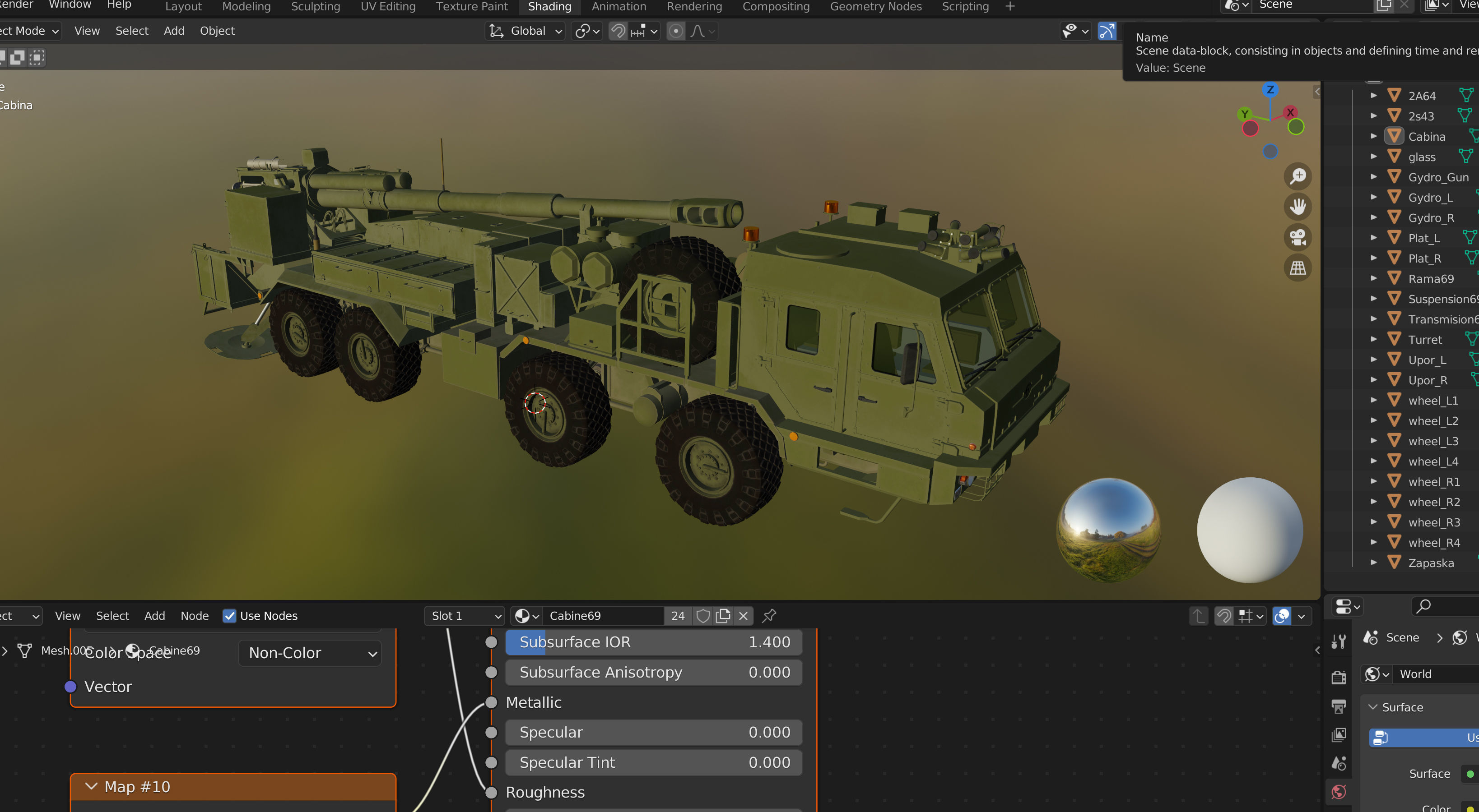 Malva 2s43 Self-propelled howitzer 3D model_20