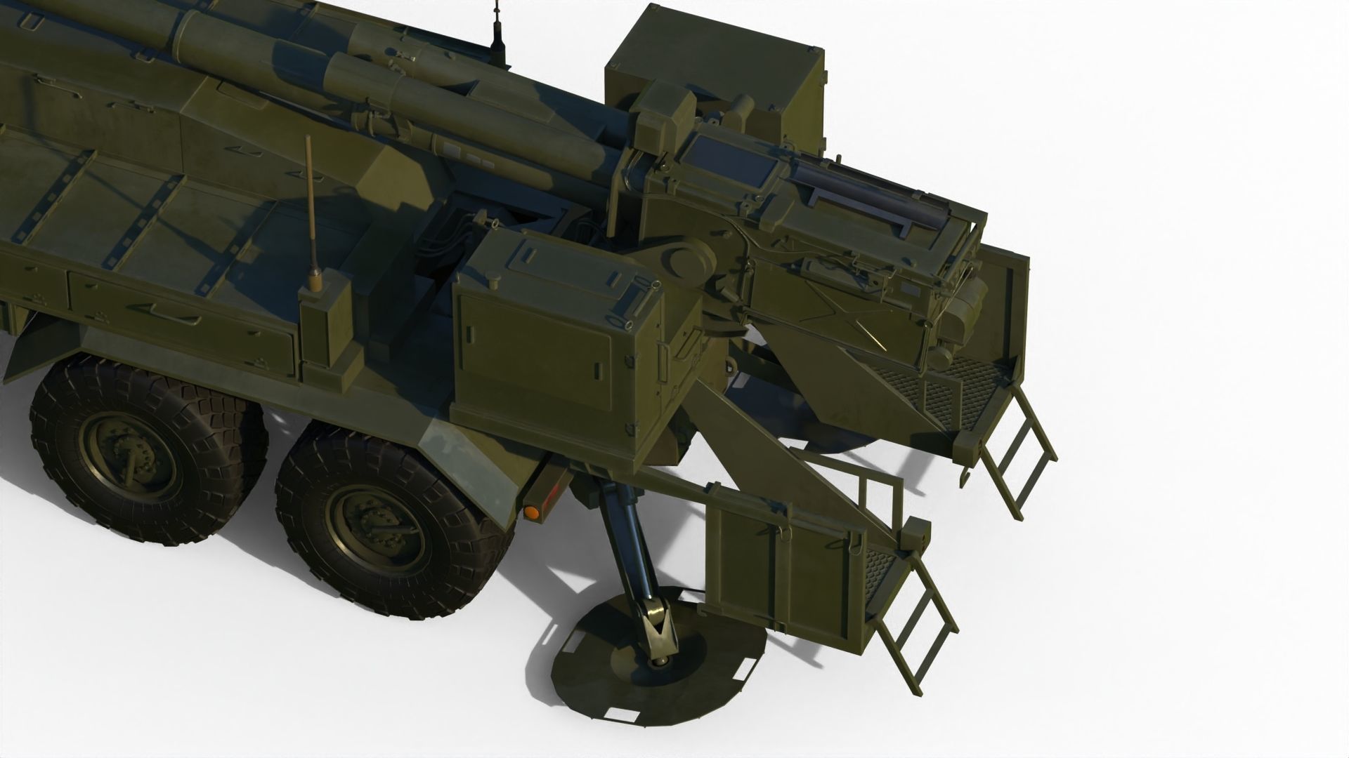 Malva 2s43 Self-propelled howitzer 3D model_17