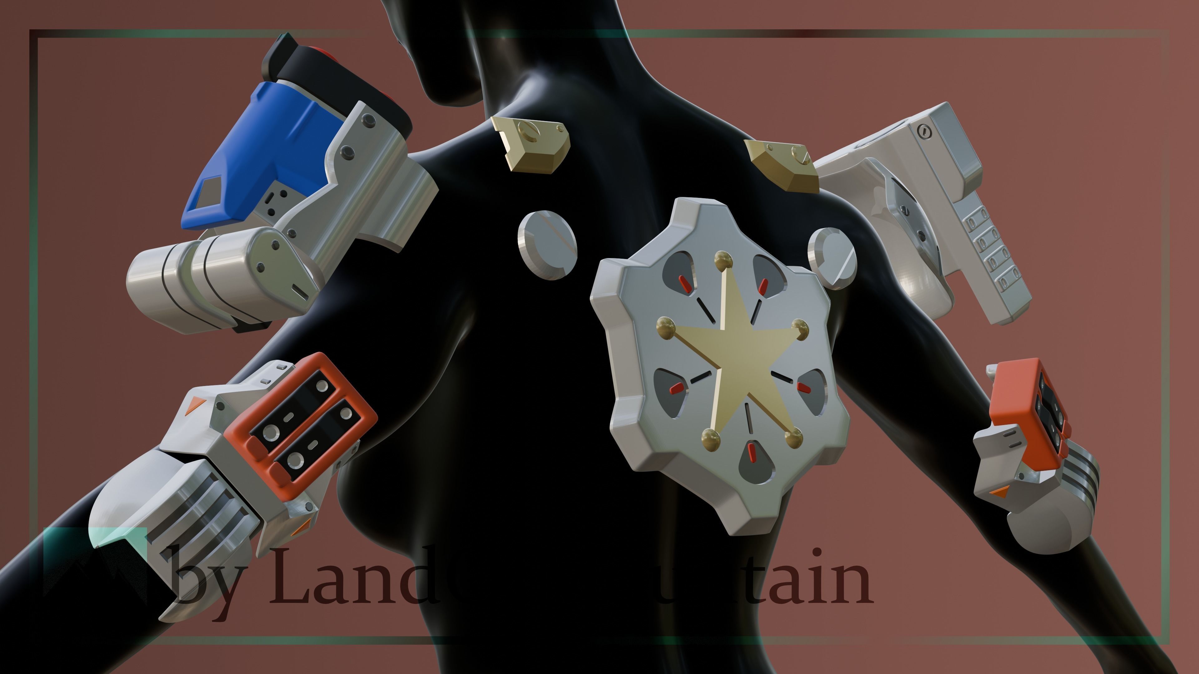 Zenless Zone Zero - Zhu Yuan Accessories 3D print model_5