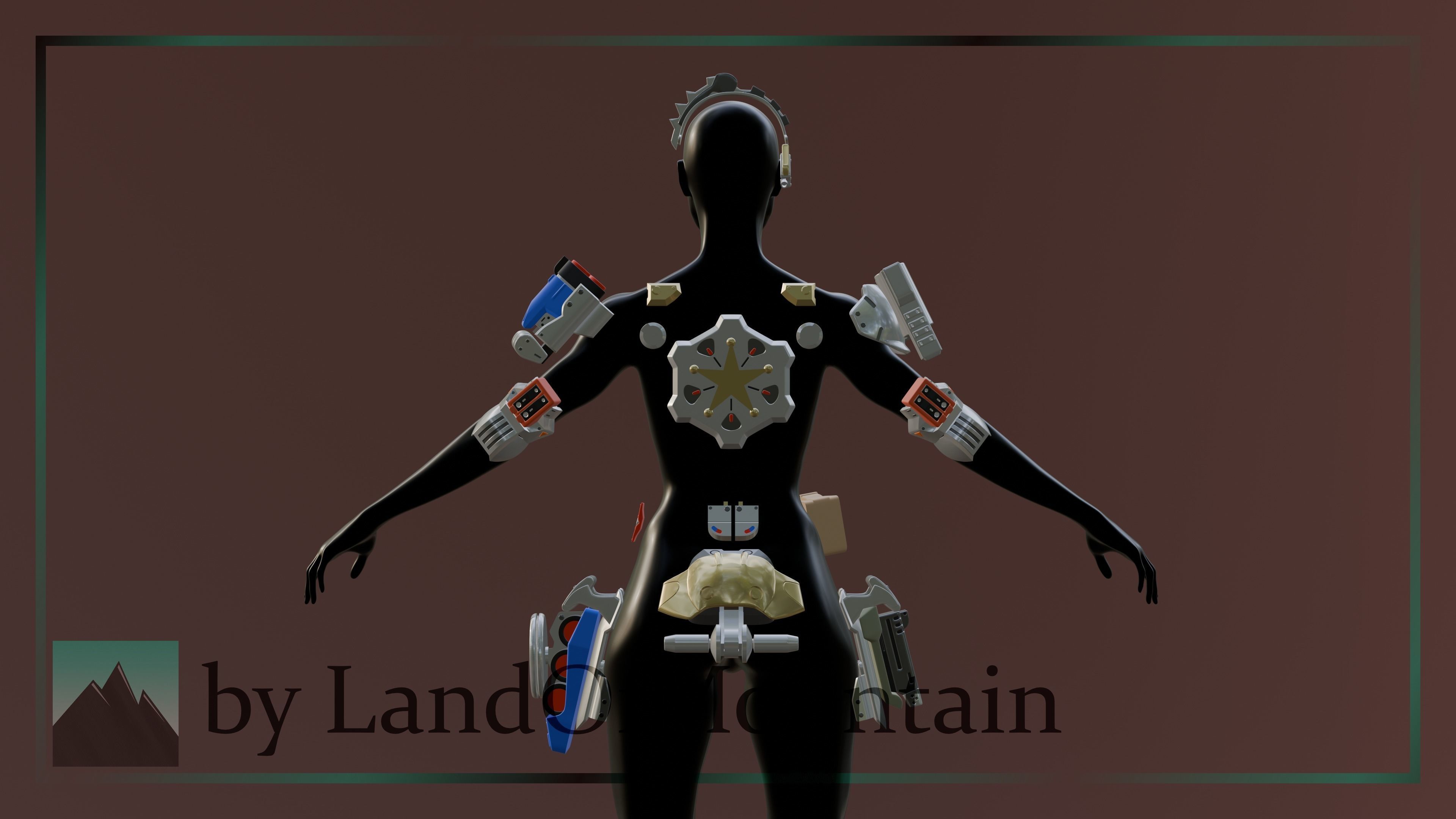 Zenless Zone Zero - Zhu Yuan Accessories 3D print model_2