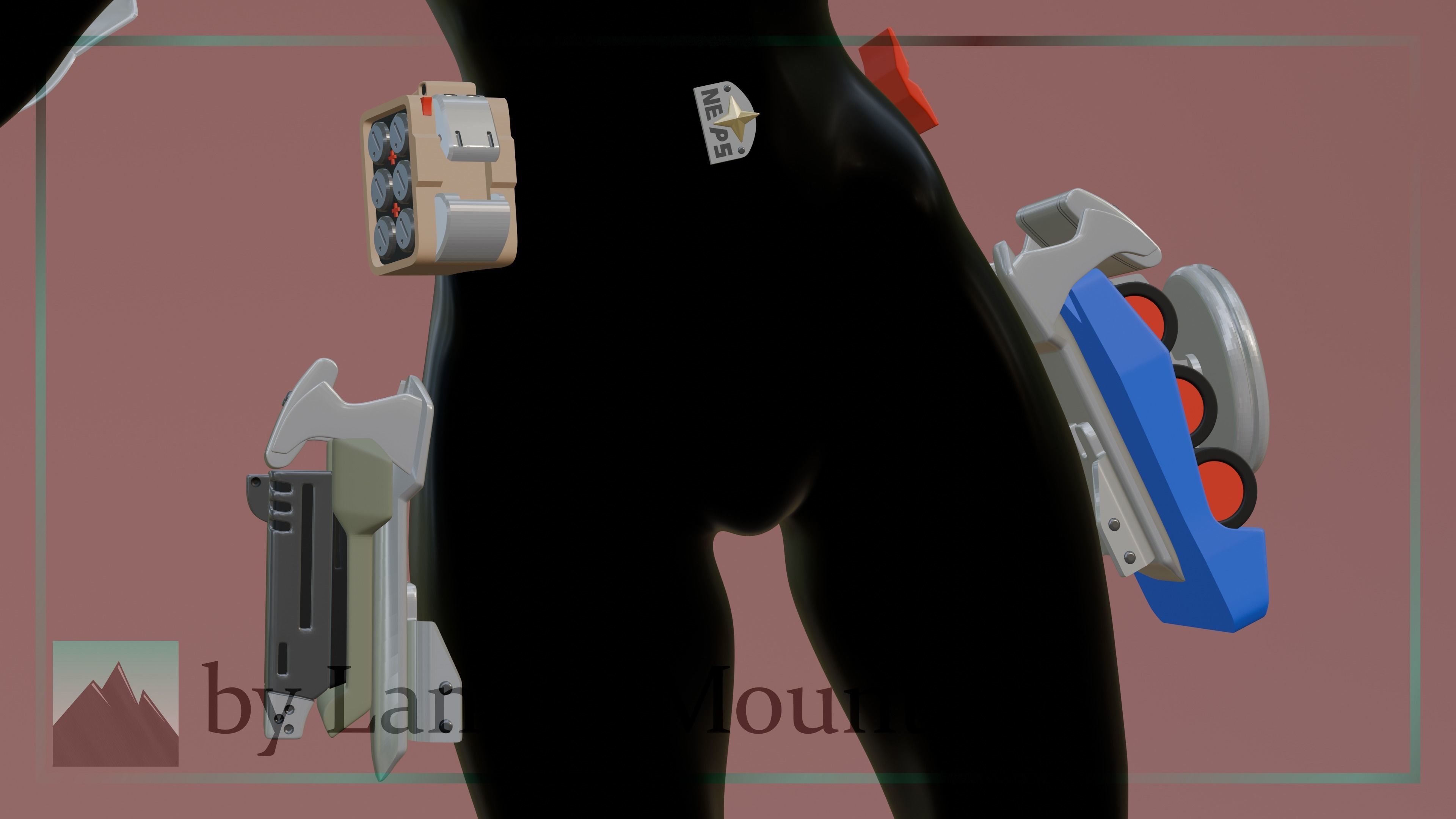 Zenless Zone Zero - Zhu Yuan Accessories 3D print model_3