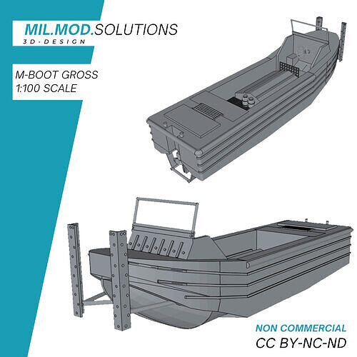 M-Boot Gross Bundeswehr 3D print model