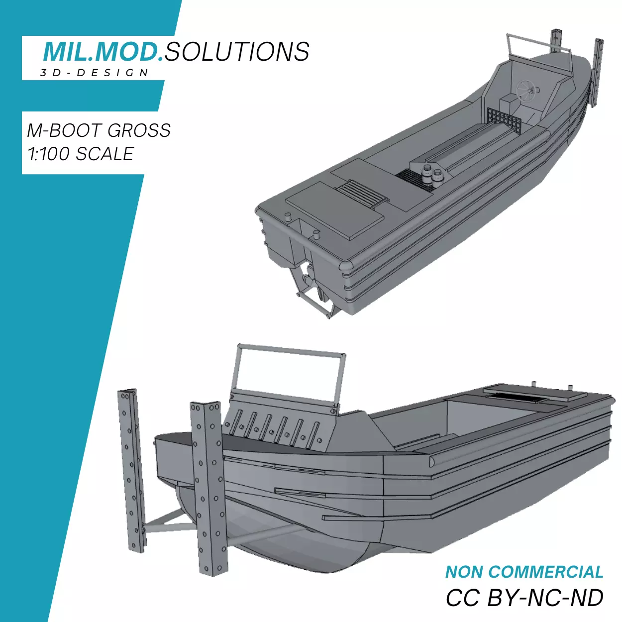 M-Boot Gross Bundeswehr 3D print model_0