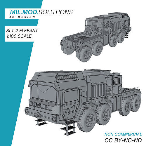 SLT 2 Elefant Bundeswehr 3D print model
