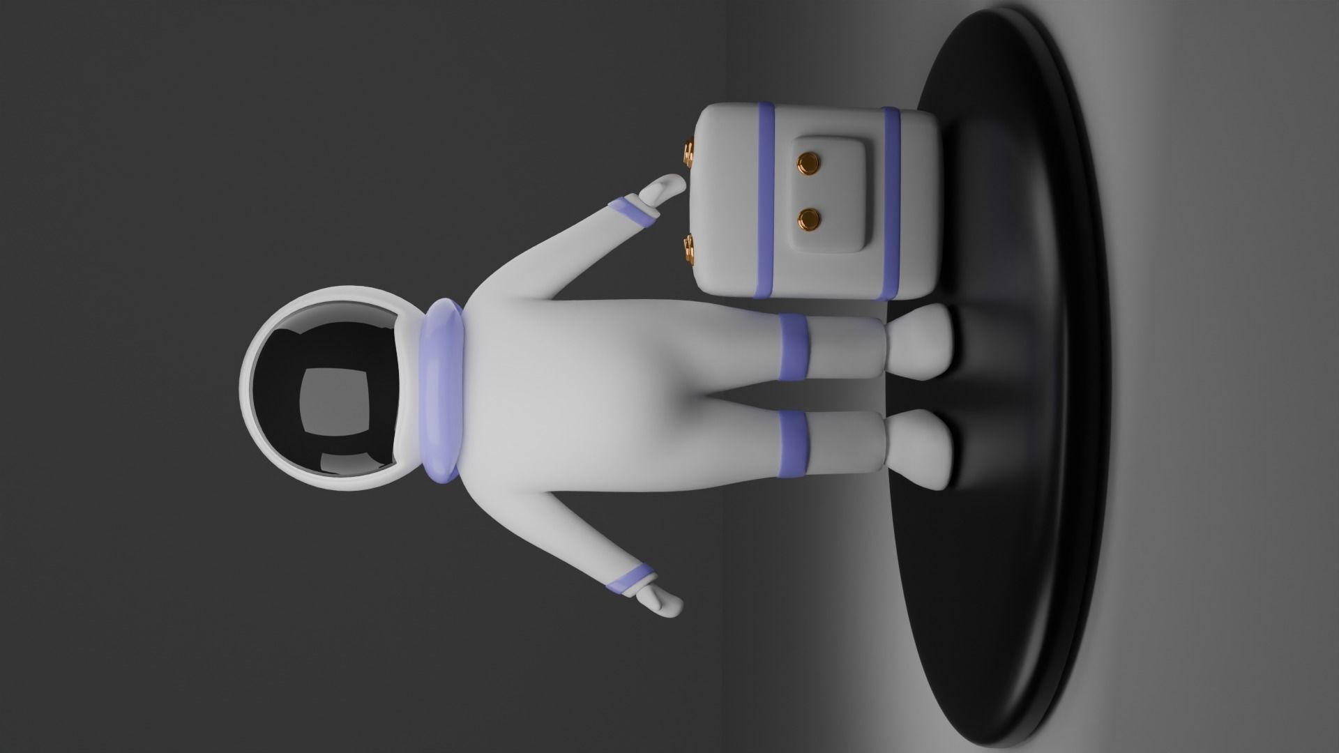 astronaut 3D model_2