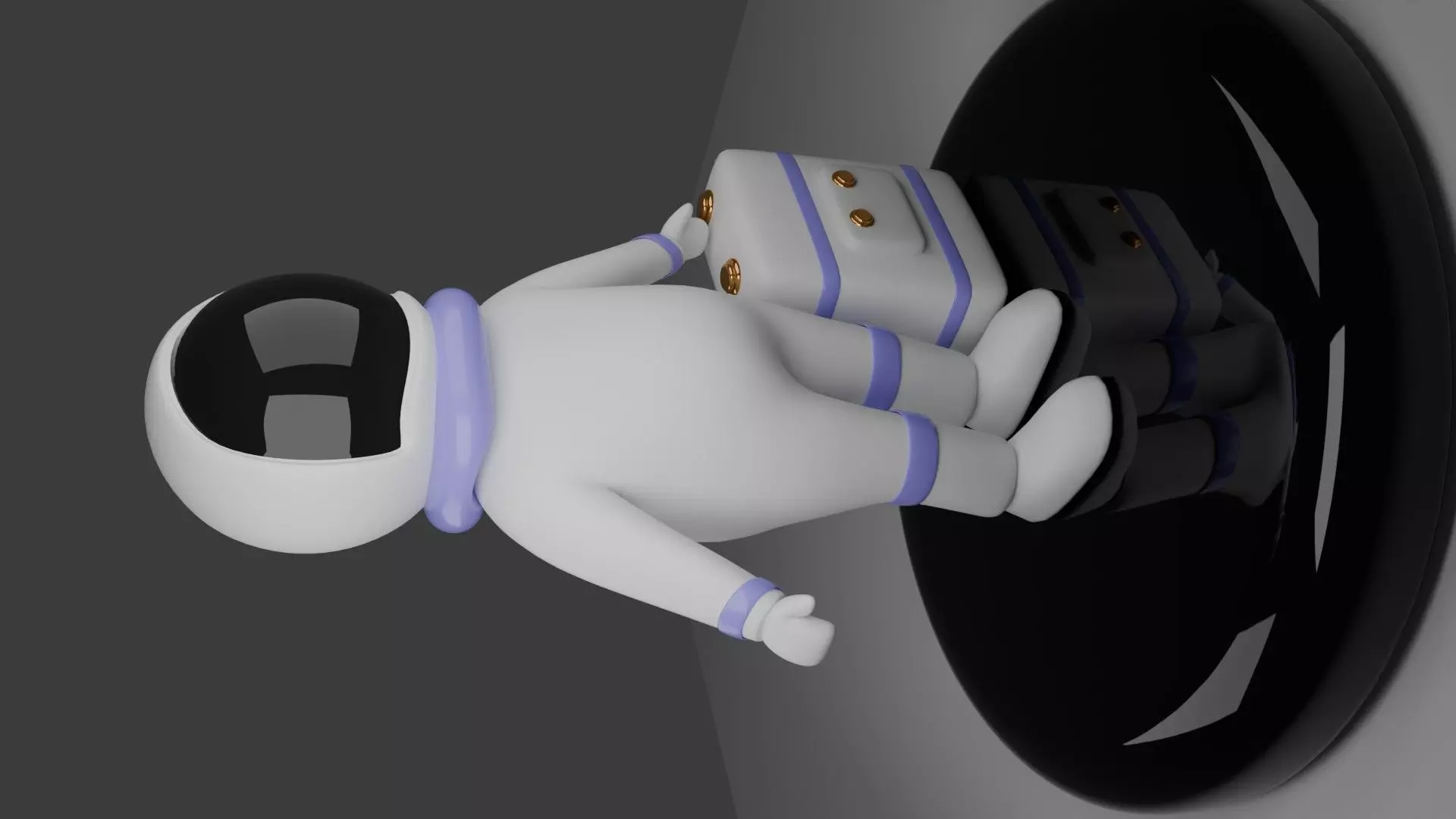 astronaut 3D model_0