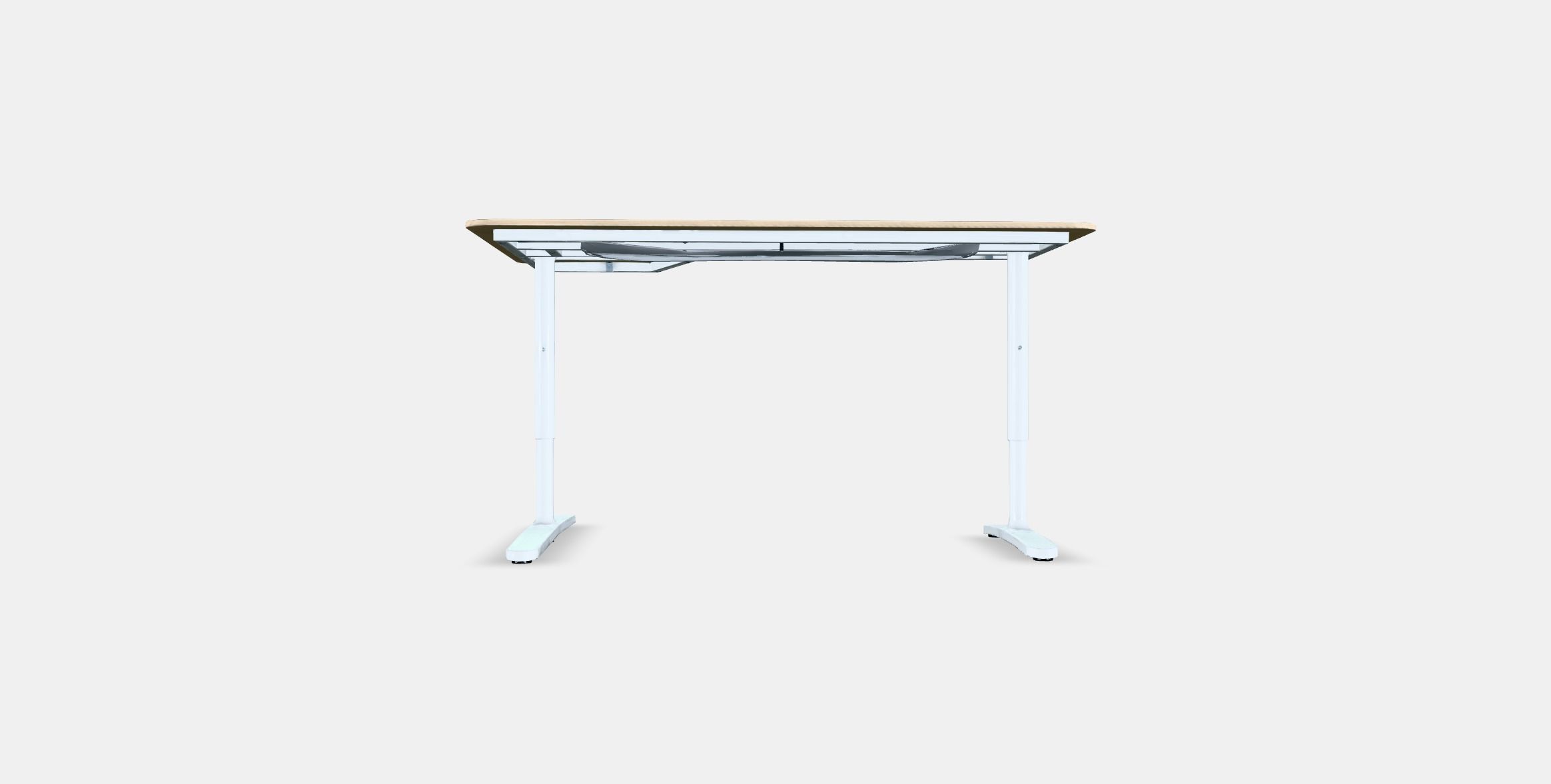 BEKANT Corner desk-right Low-poly 3D model_14