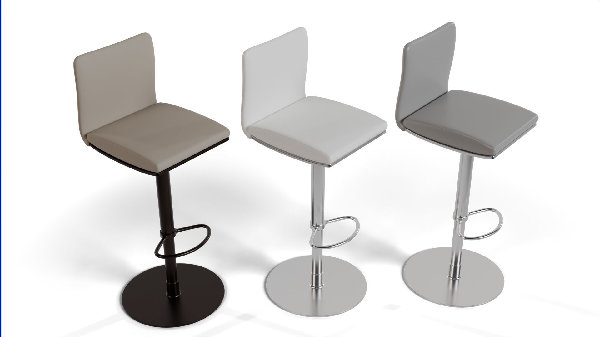 Alessia barstool 3D model_1