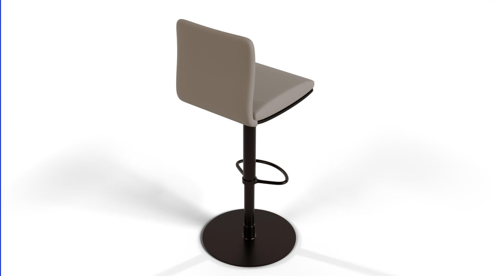 Alessia barstool 3D model_2