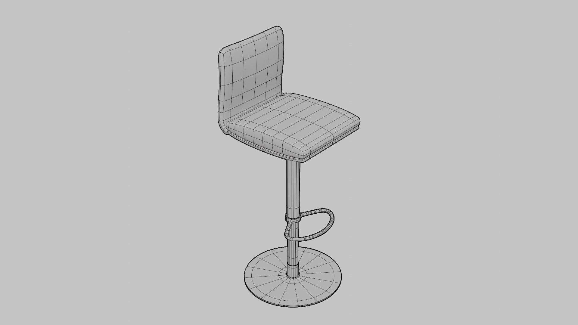 Alessia barstool 3D model_6