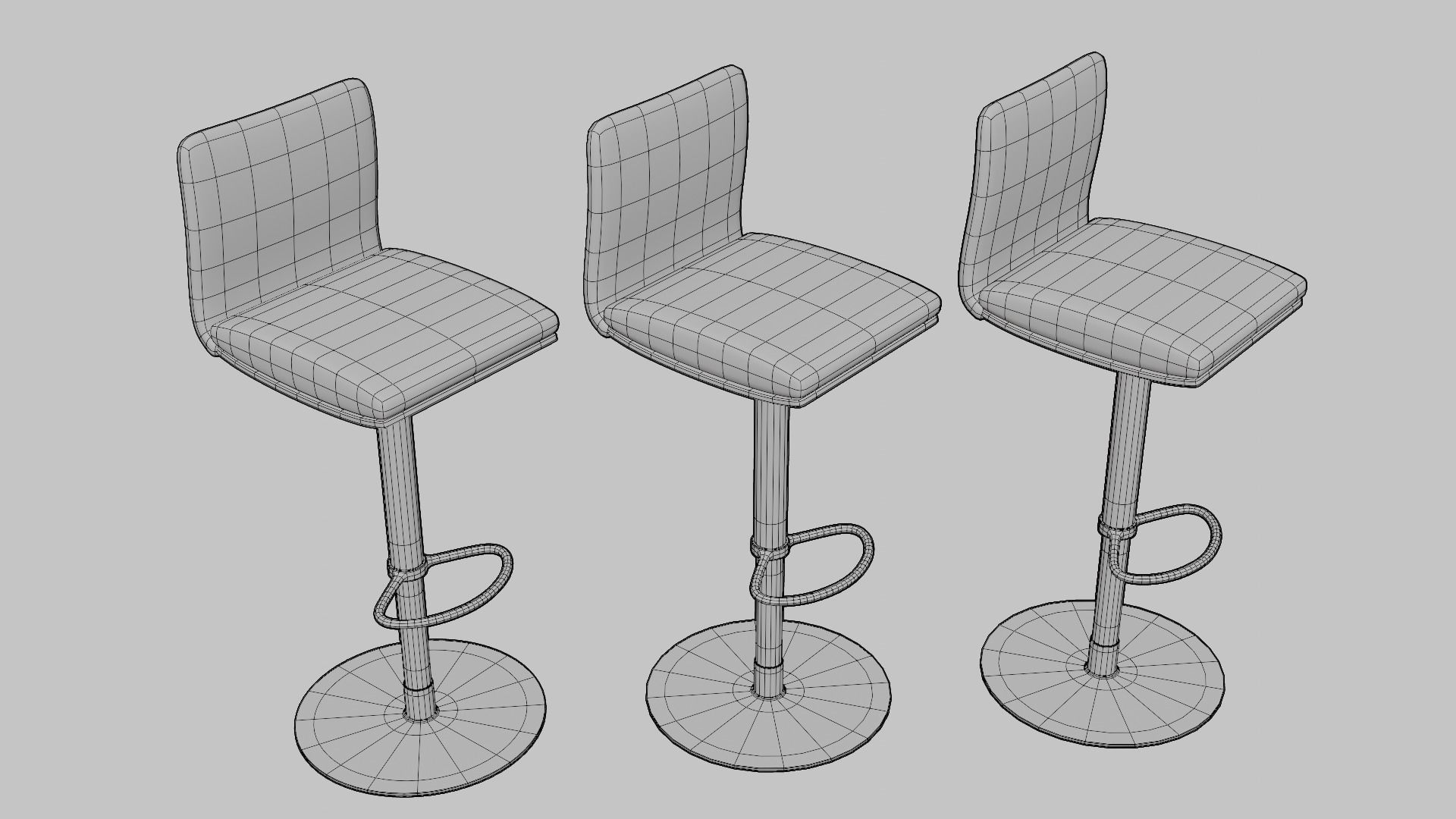 Alessia barstool 3D model_8