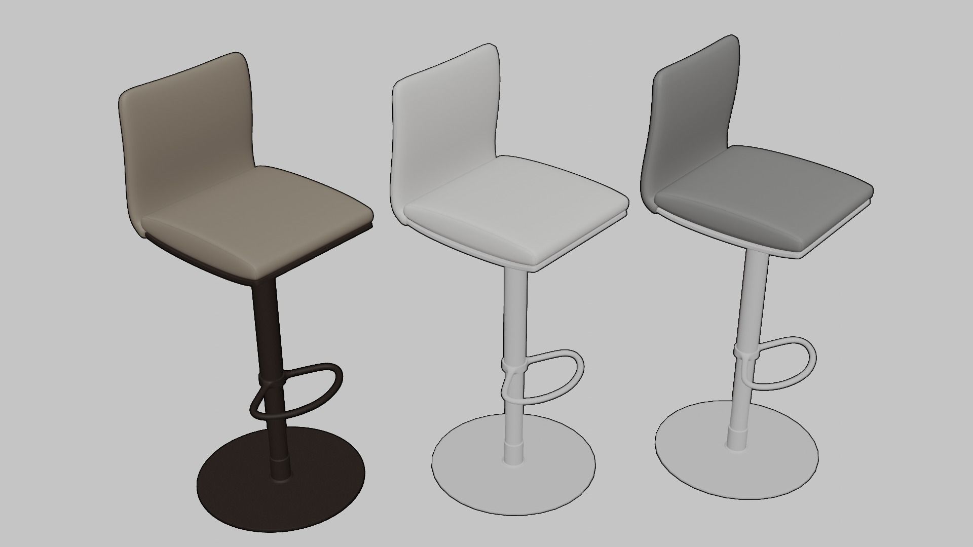 Alessia barstool 3D model_3