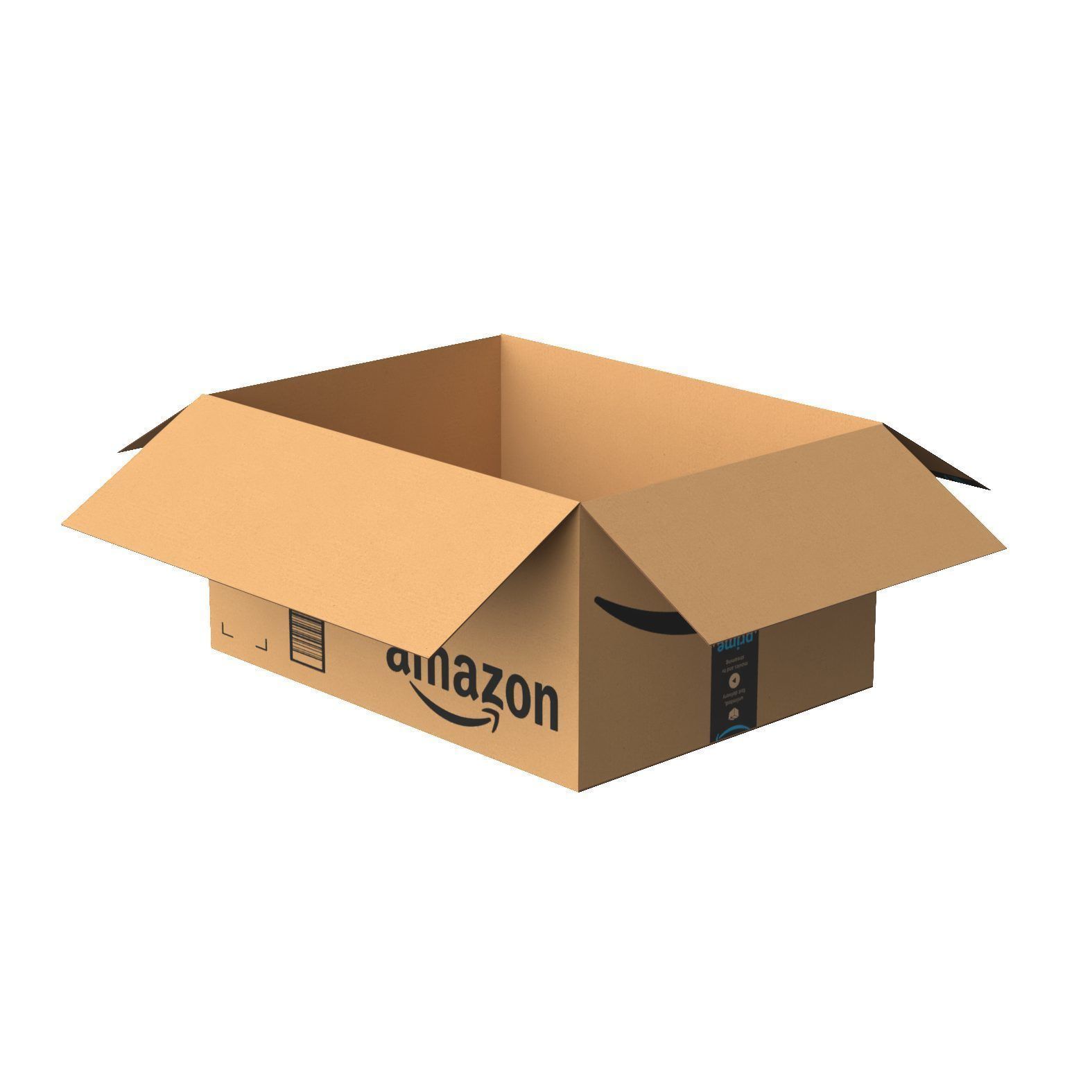 Amazon Box 1E PBR 14 Low-poly 3D model_11