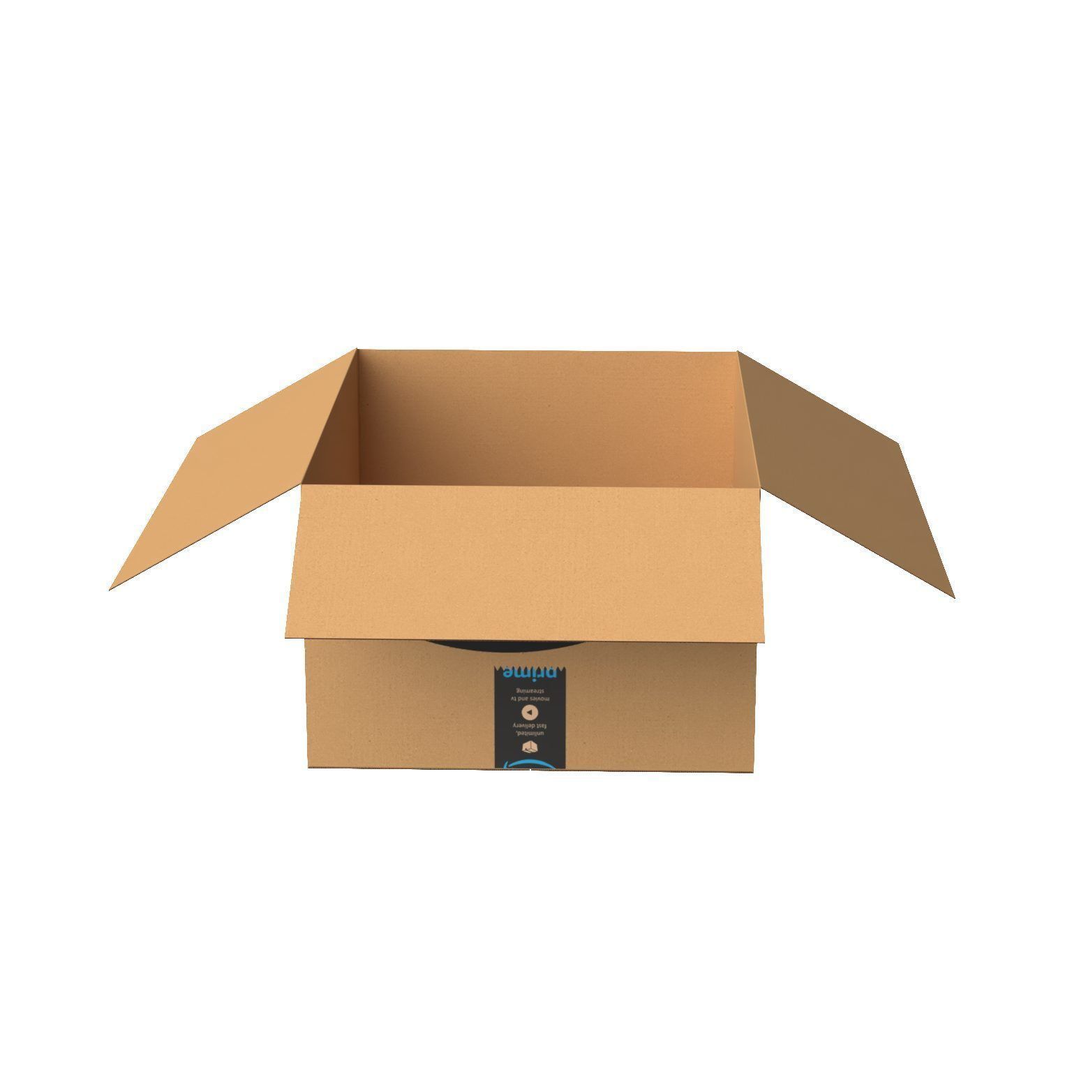 Amazon Box 1E PBR 14 Low-poly 3D model_10