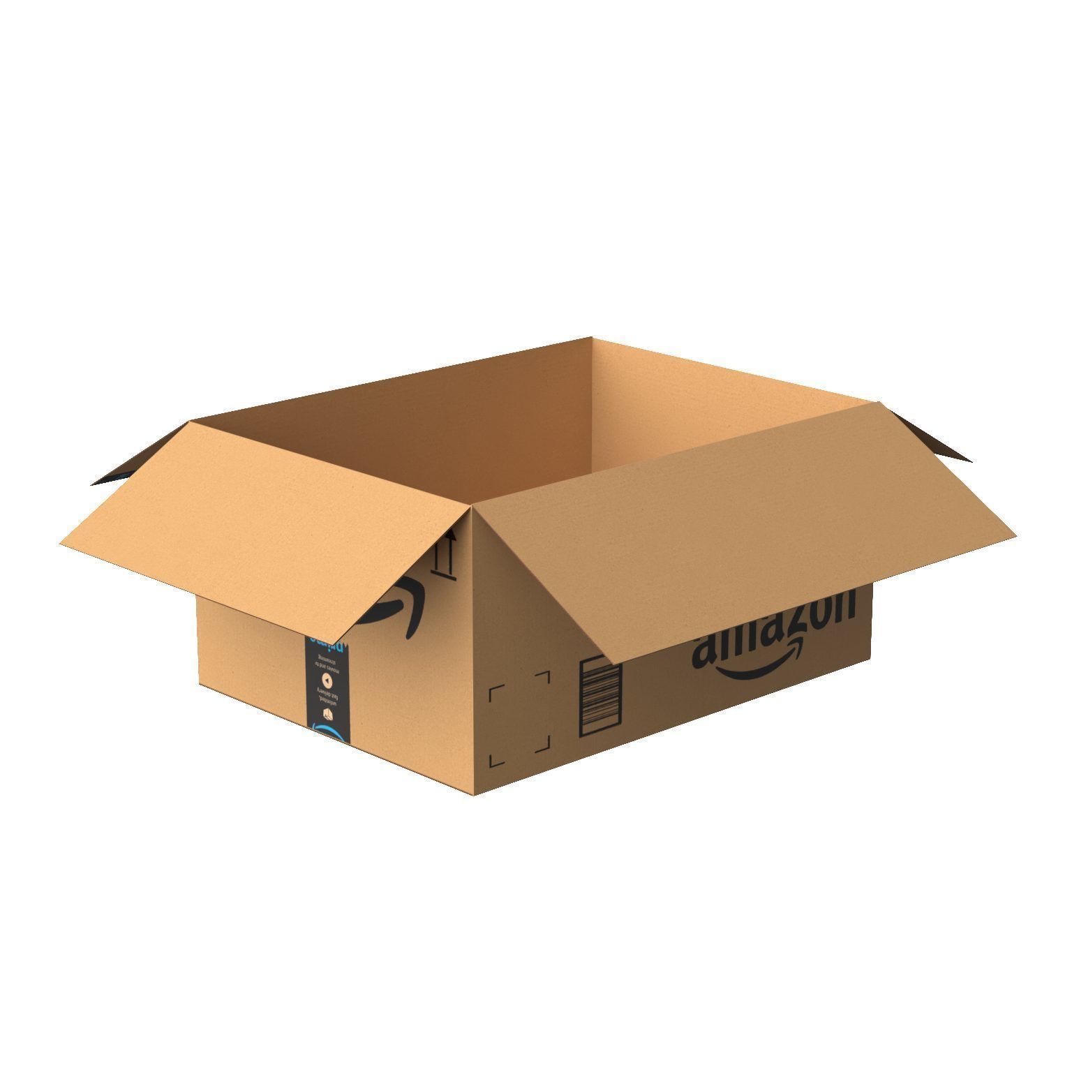 Amazon Box 1E PBR 14 Low-poly 3D model_18