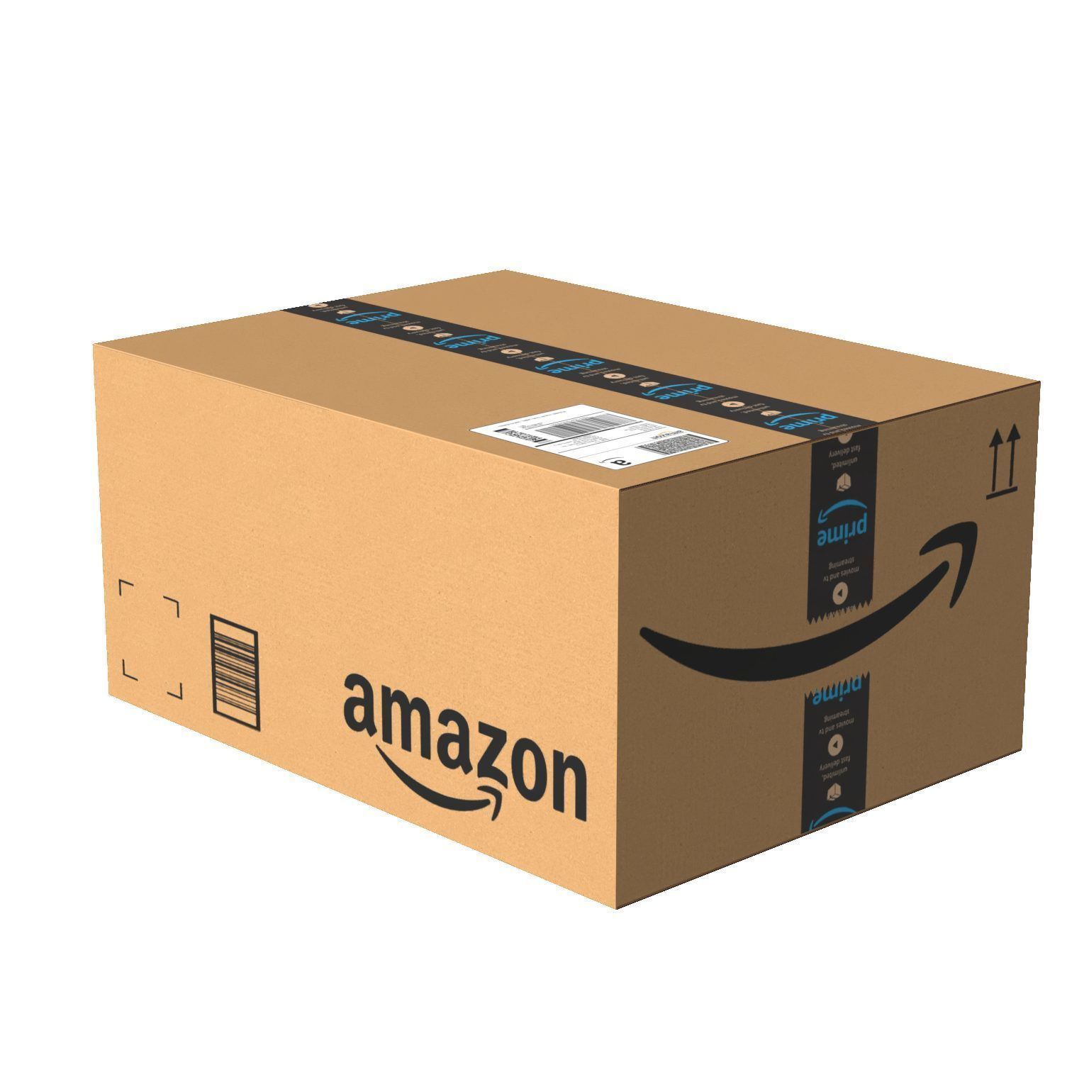Amazon Box 1E PBR 14 Low-poly 3D model_2
