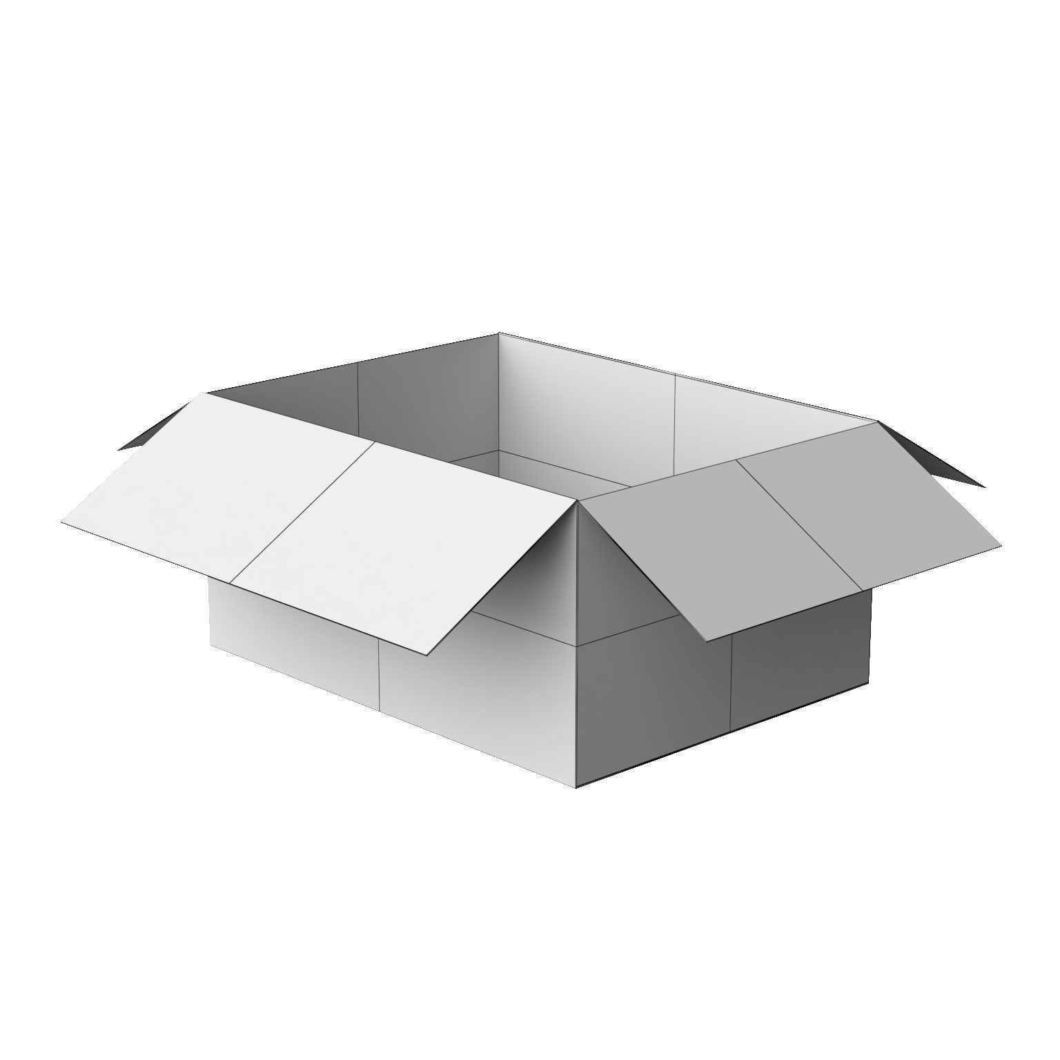 Amazon Box 1E PBR 14 Low-poly 3D model_23