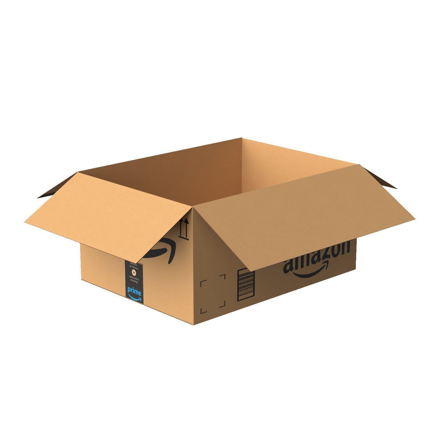 Amazon Box 1E PBR 14 Low-poly 3D model_13