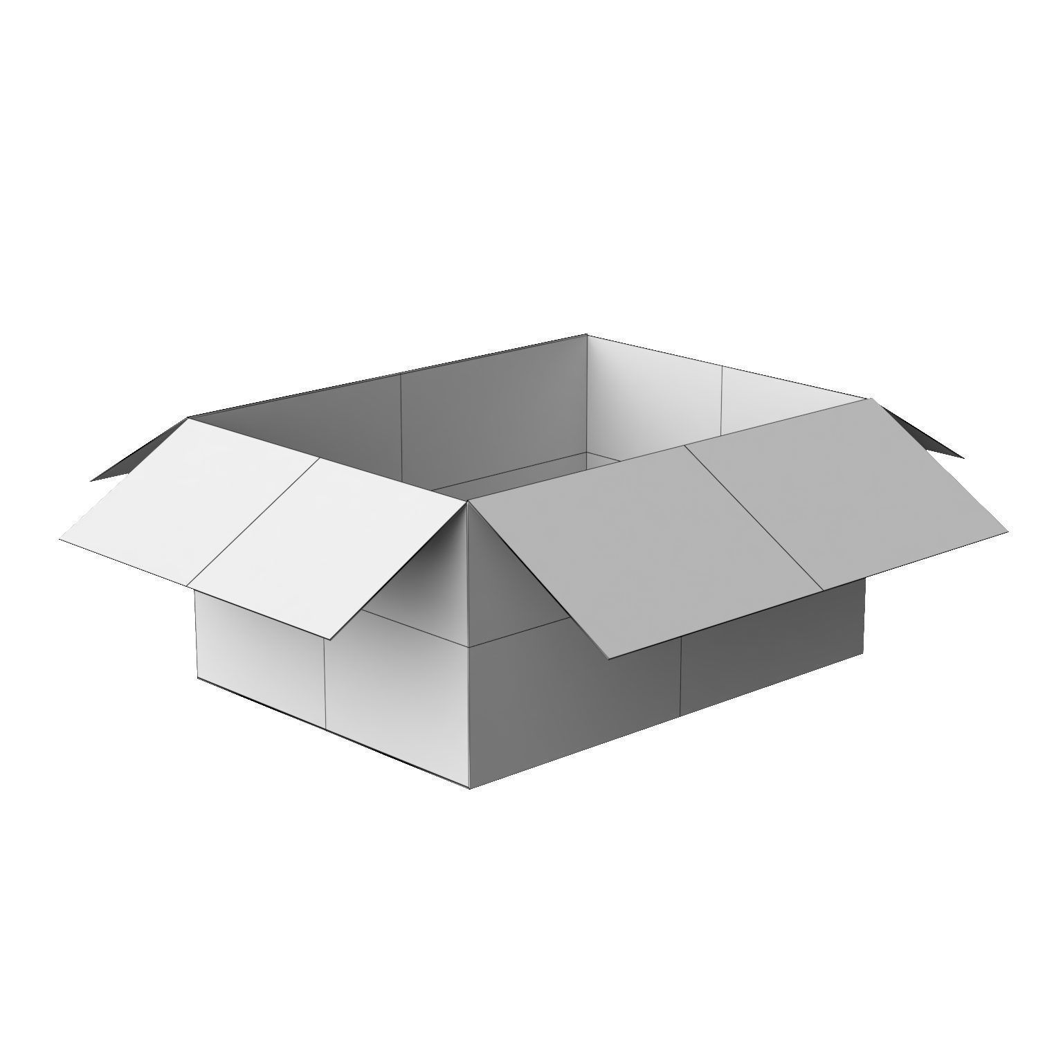 Amazon Box 1E PBR 14 Low-poly 3D model_25