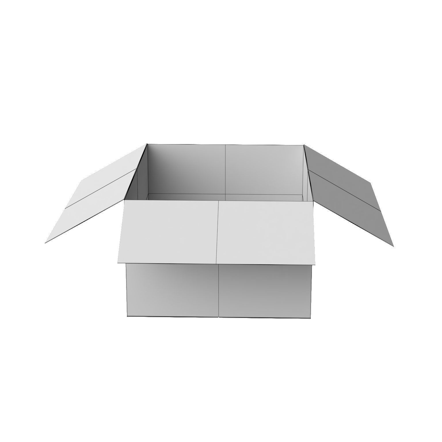 Amazon Box 1E PBR 14 Low-poly 3D model_22