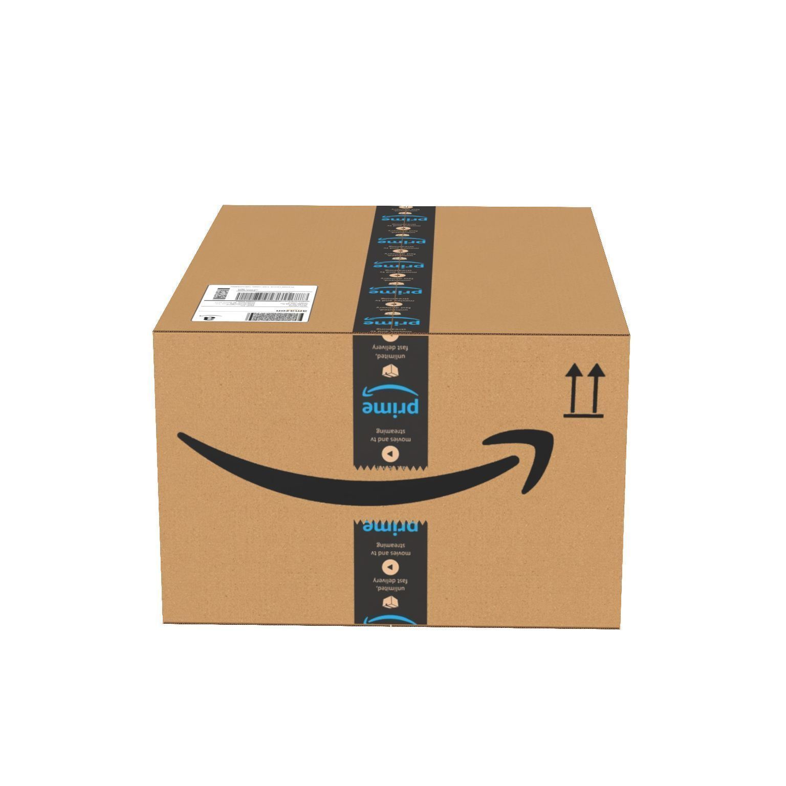 Amazon Box 1E PBR 14 Low-poly 3D model_8