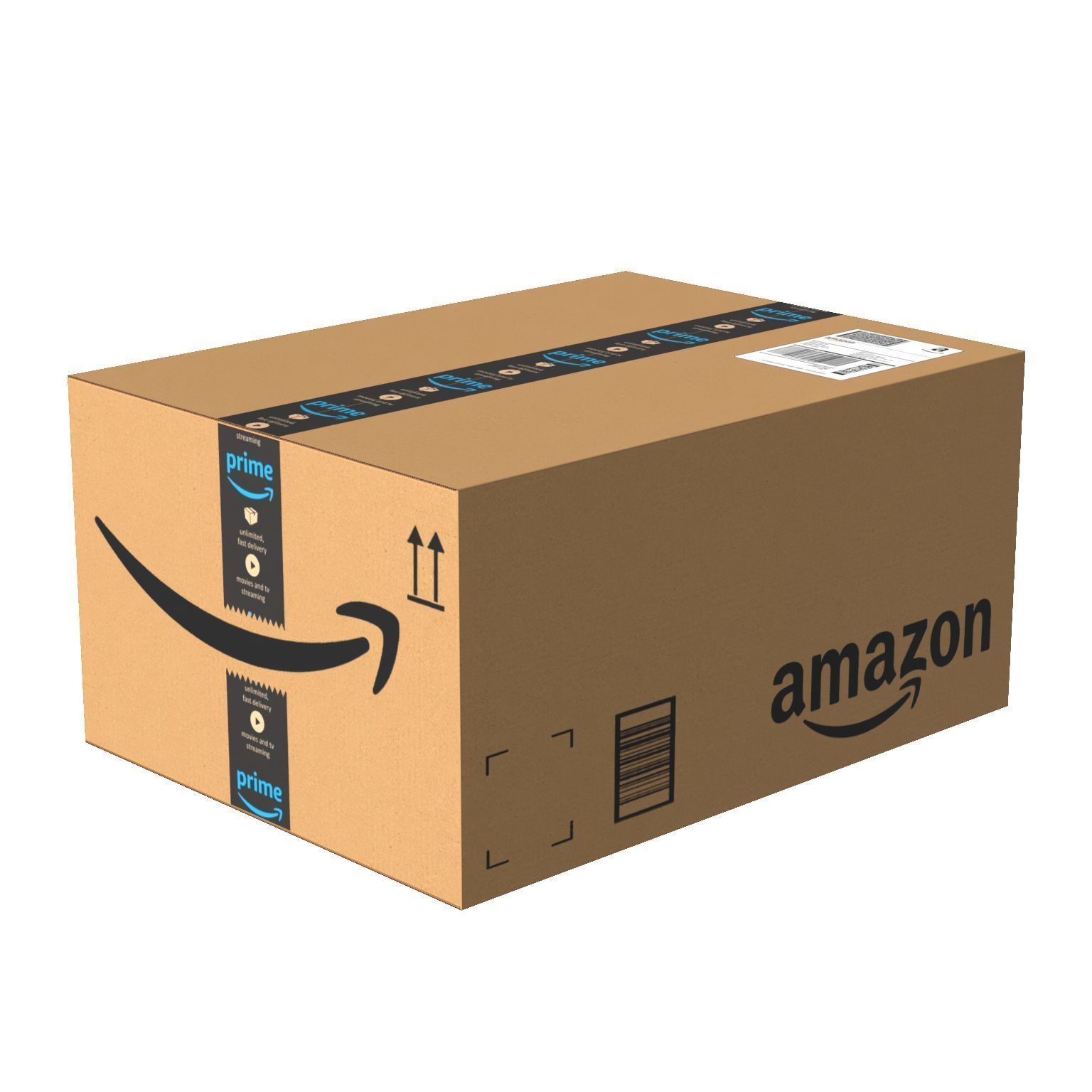 Amazon Box 1E PBR 14 Low-poly 3D model_3