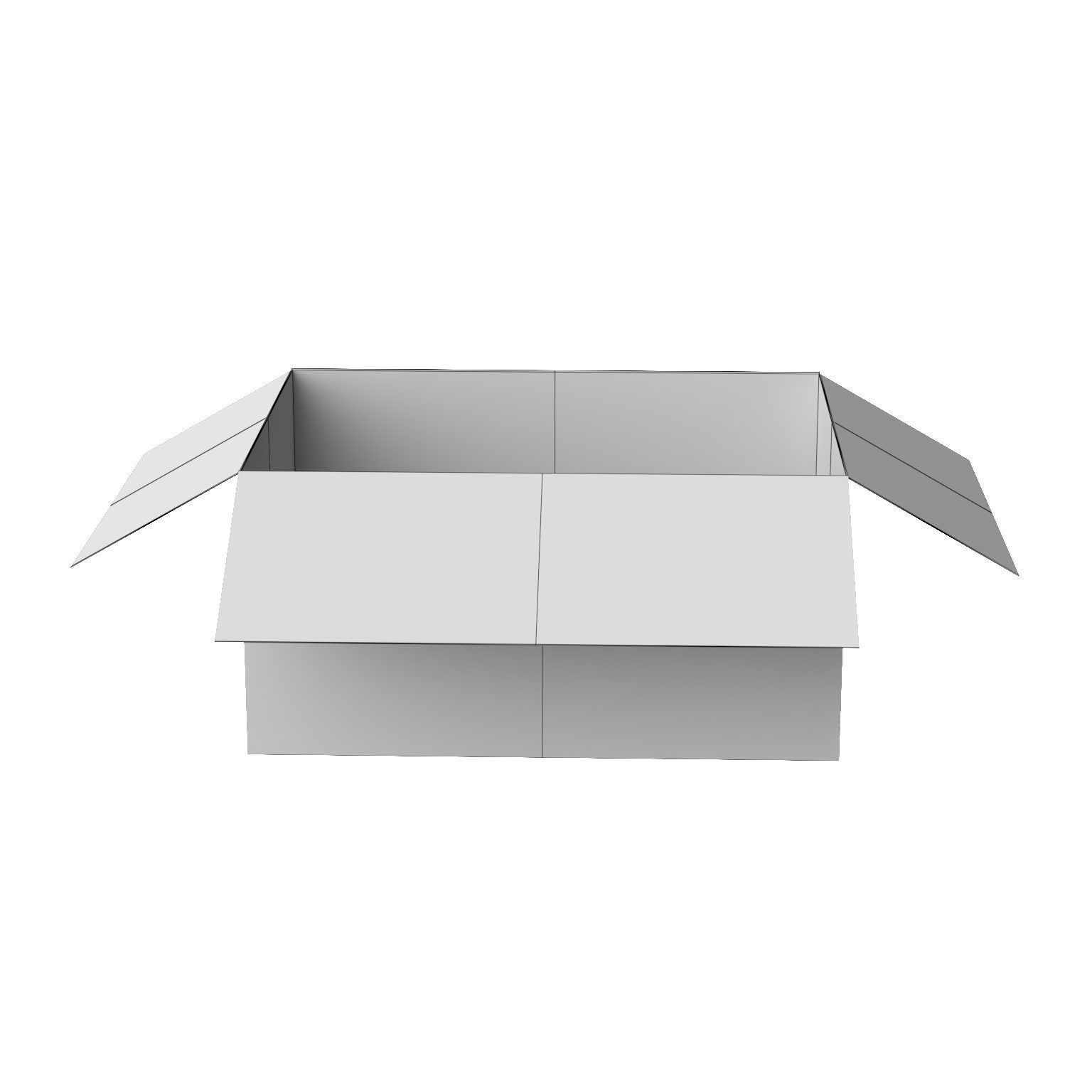 Amazon Box 1E PBR 14 Low-poly 3D model_24