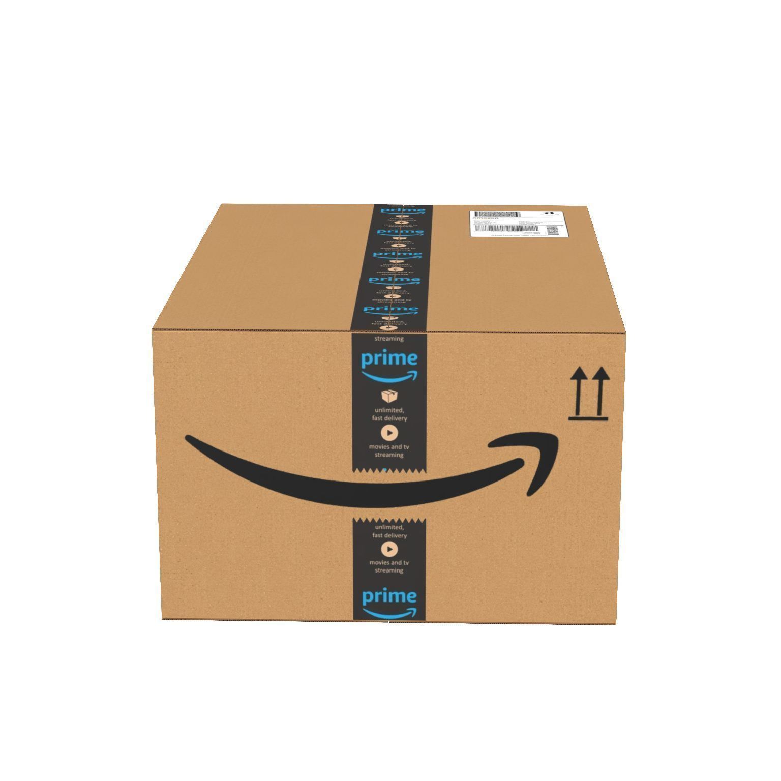 Amazon Box 1E PBR 14 Low-poly 3D model_4