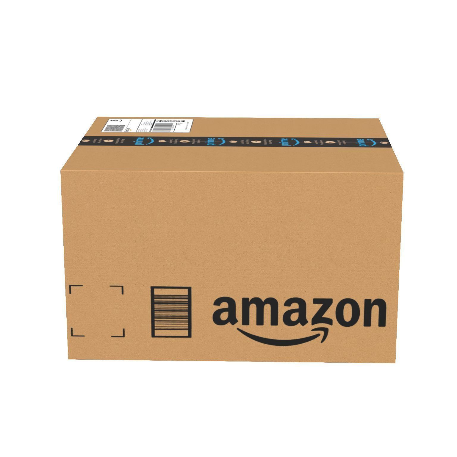 Amazon Box 1D PBR 15 Low-poly 3D model_4