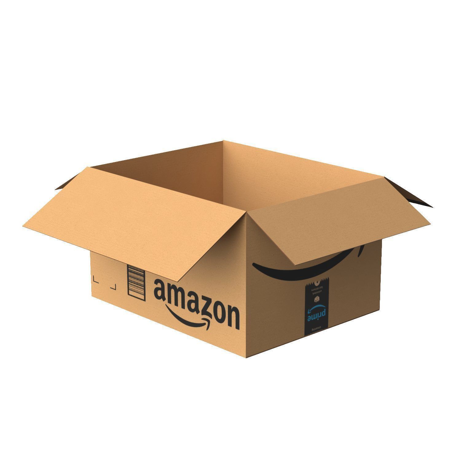 Amazon Box 1D PBR 15 Low-poly 3D model_11