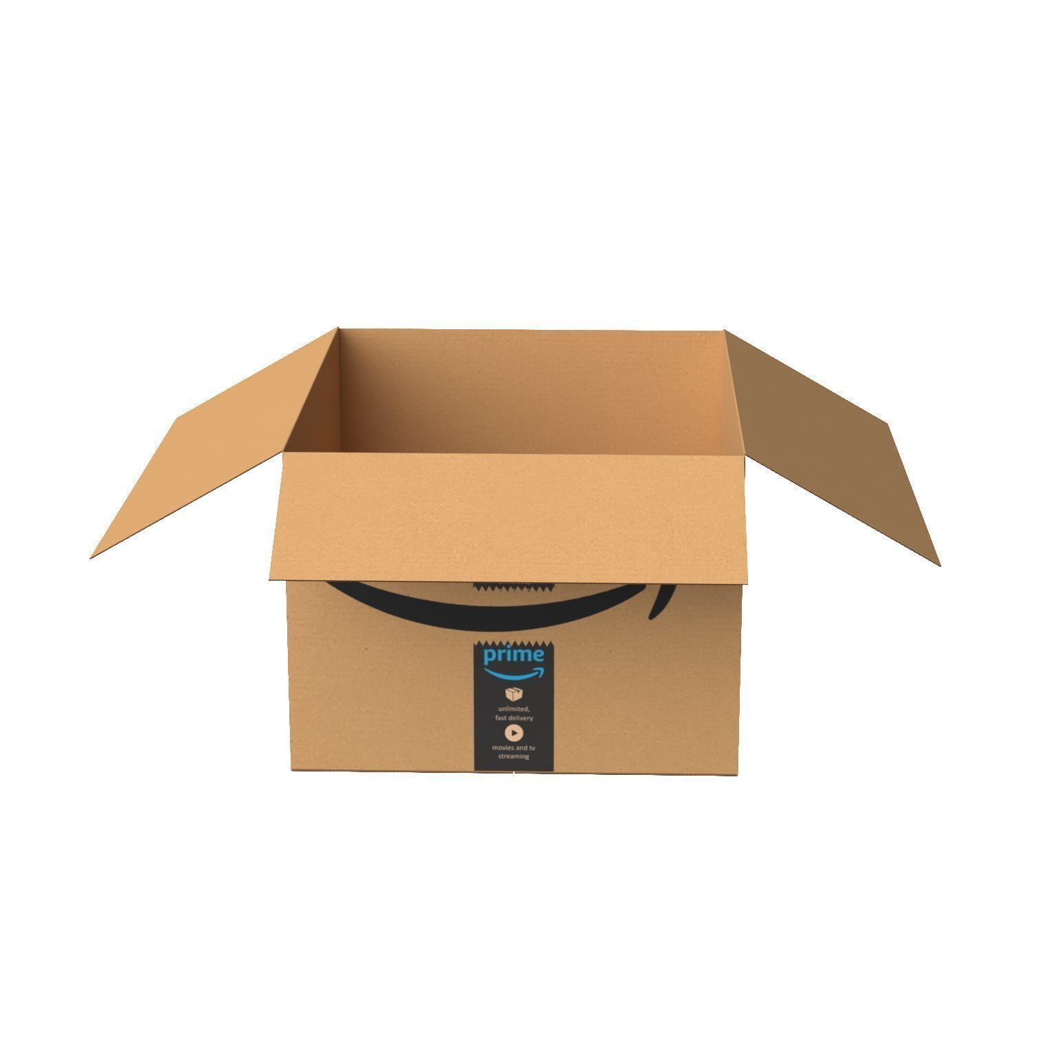 Amazon Box 1D PBR 15 Low-poly 3D model_14