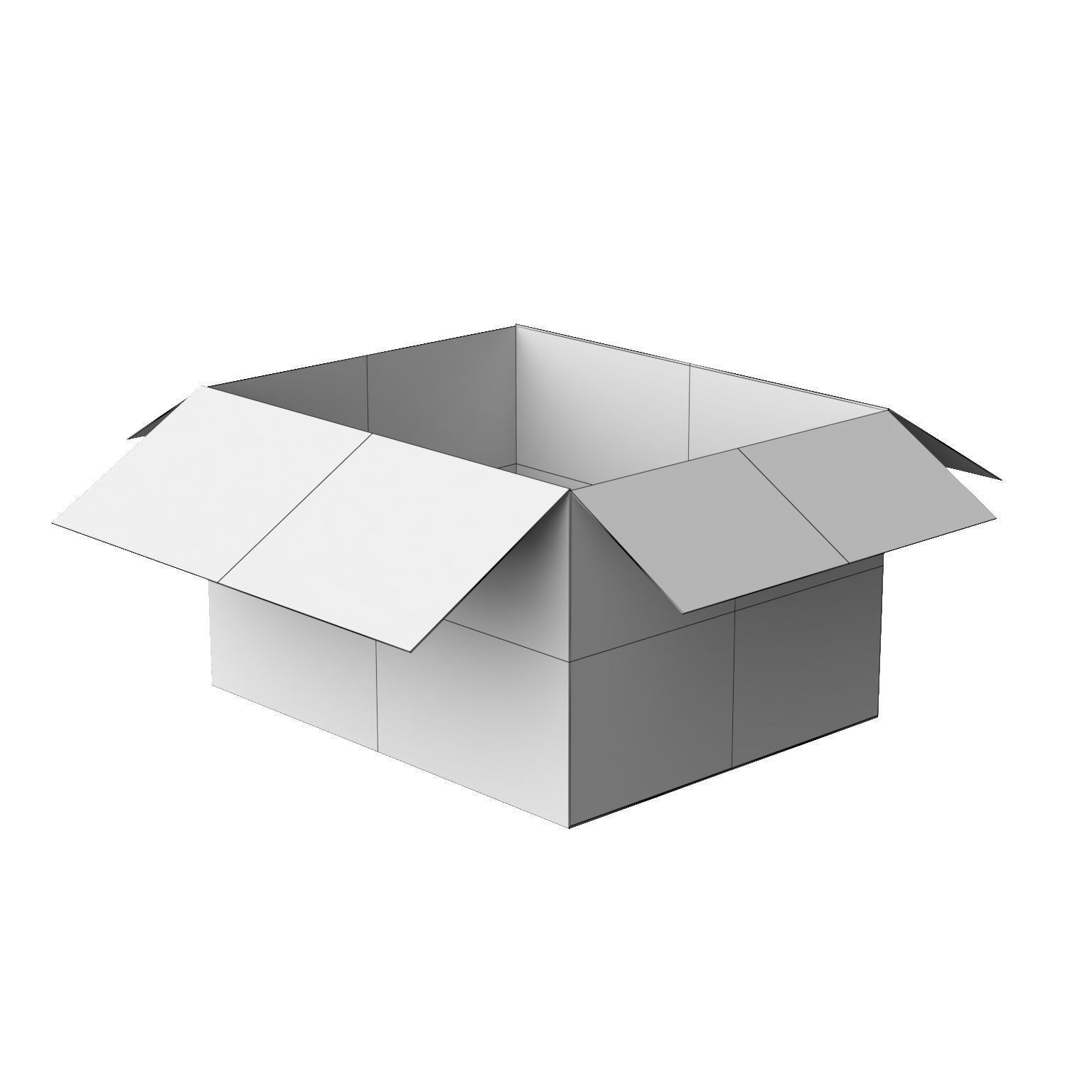 Amazon Box 1D PBR 15 Low-poly 3D model_23