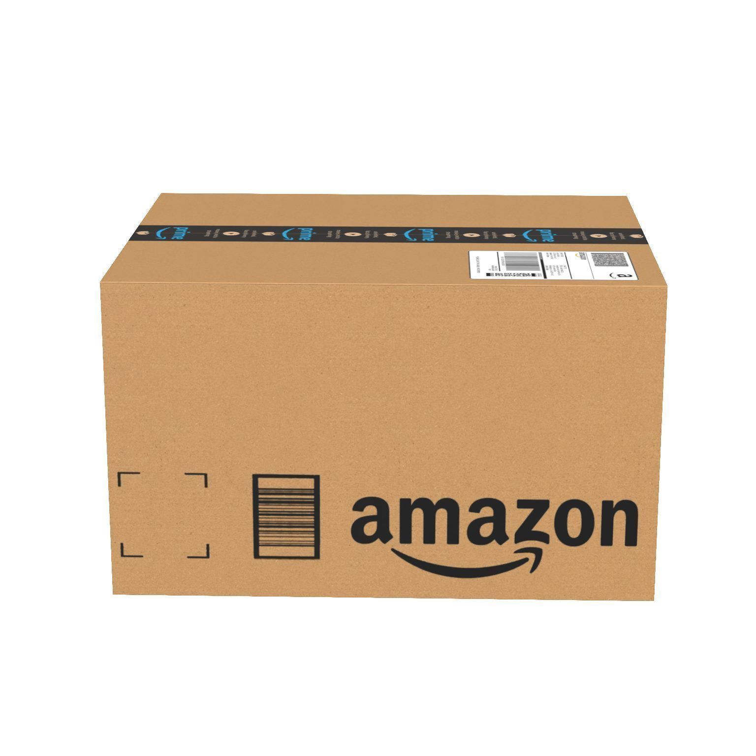 Amazon Box 1D PBR 15 Low-poly 3D model_7