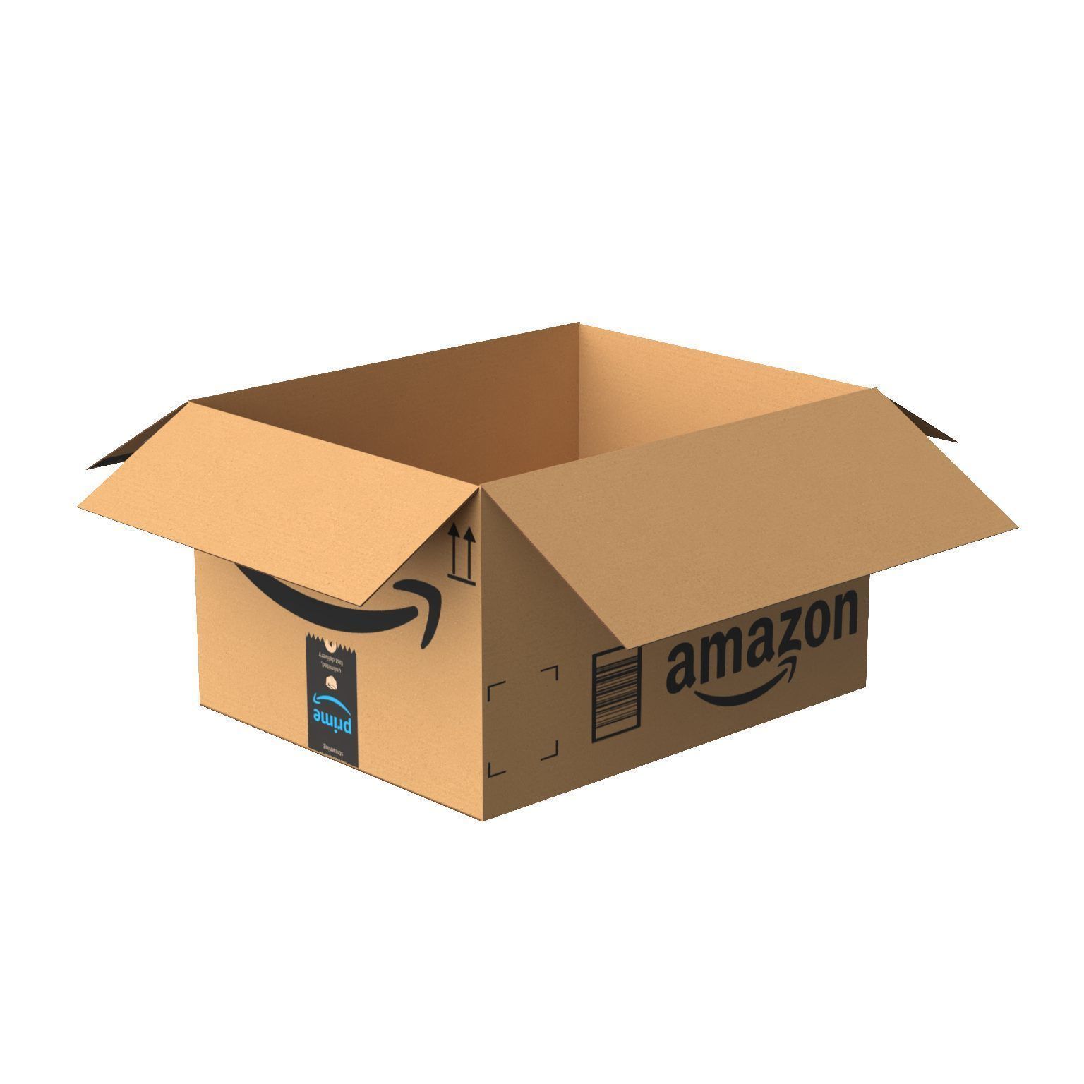 Amazon Box 1D PBR 15 Low-poly 3D model_18