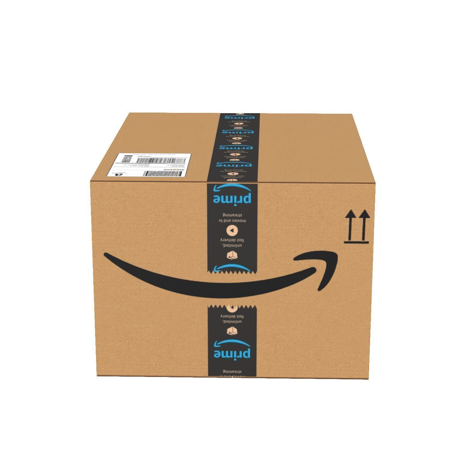 Amazon Box 1D PBR 15 Low-poly 3D model_8