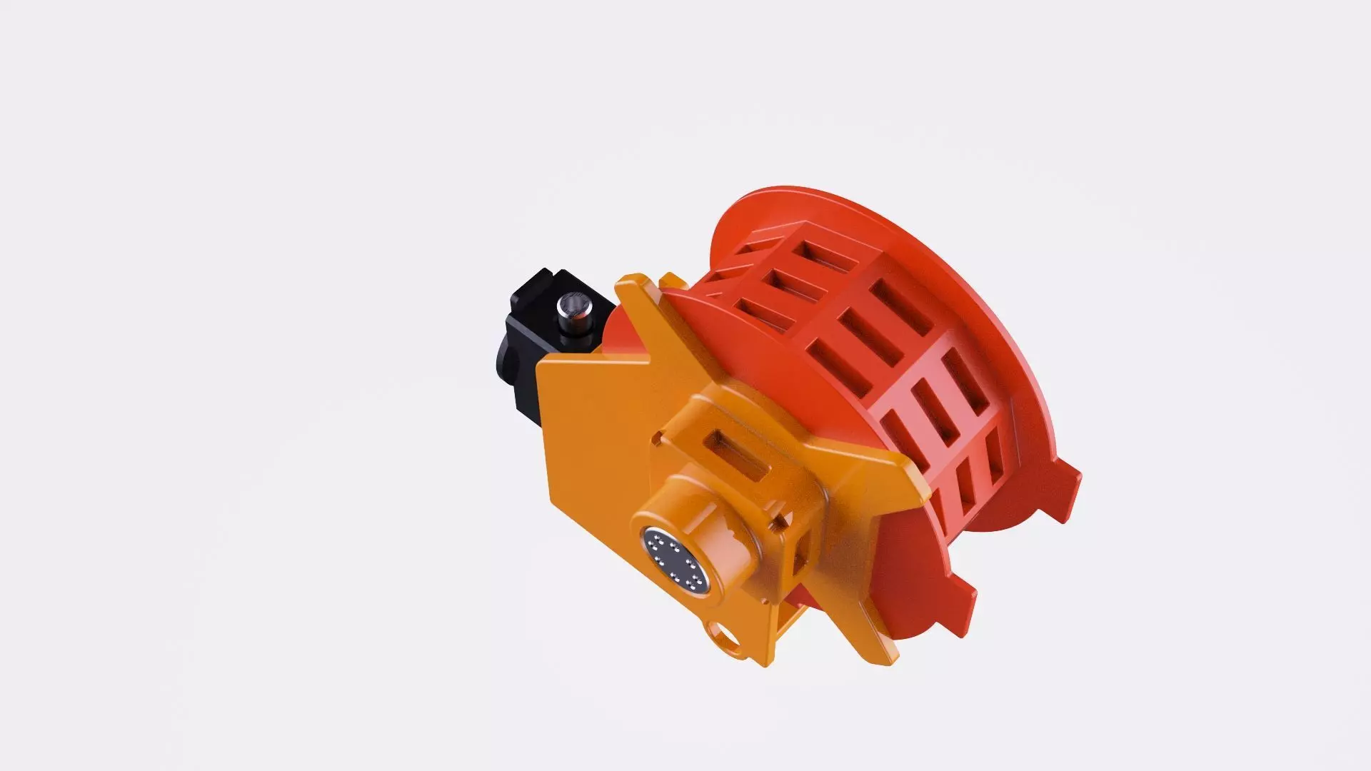 Echo powder mech 3D model_0